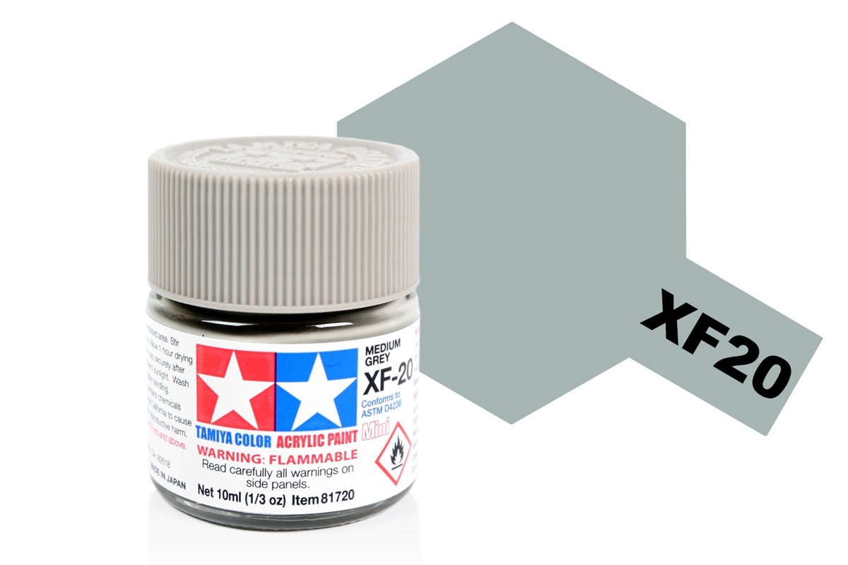 Tamiya Acrylic Mini XF-20 Medium Grey