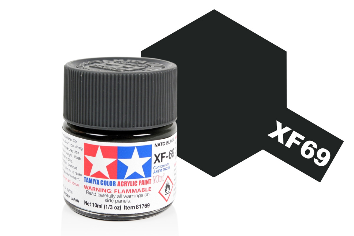 Tamiya Acrylic Mini XF-69 NATO Black