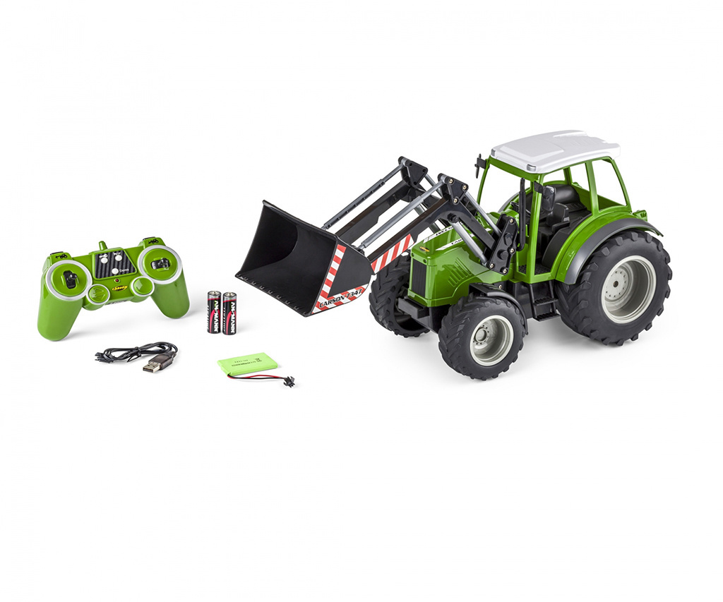 Carson 1:16 RC Tractor w. font loader 2.4G 100%