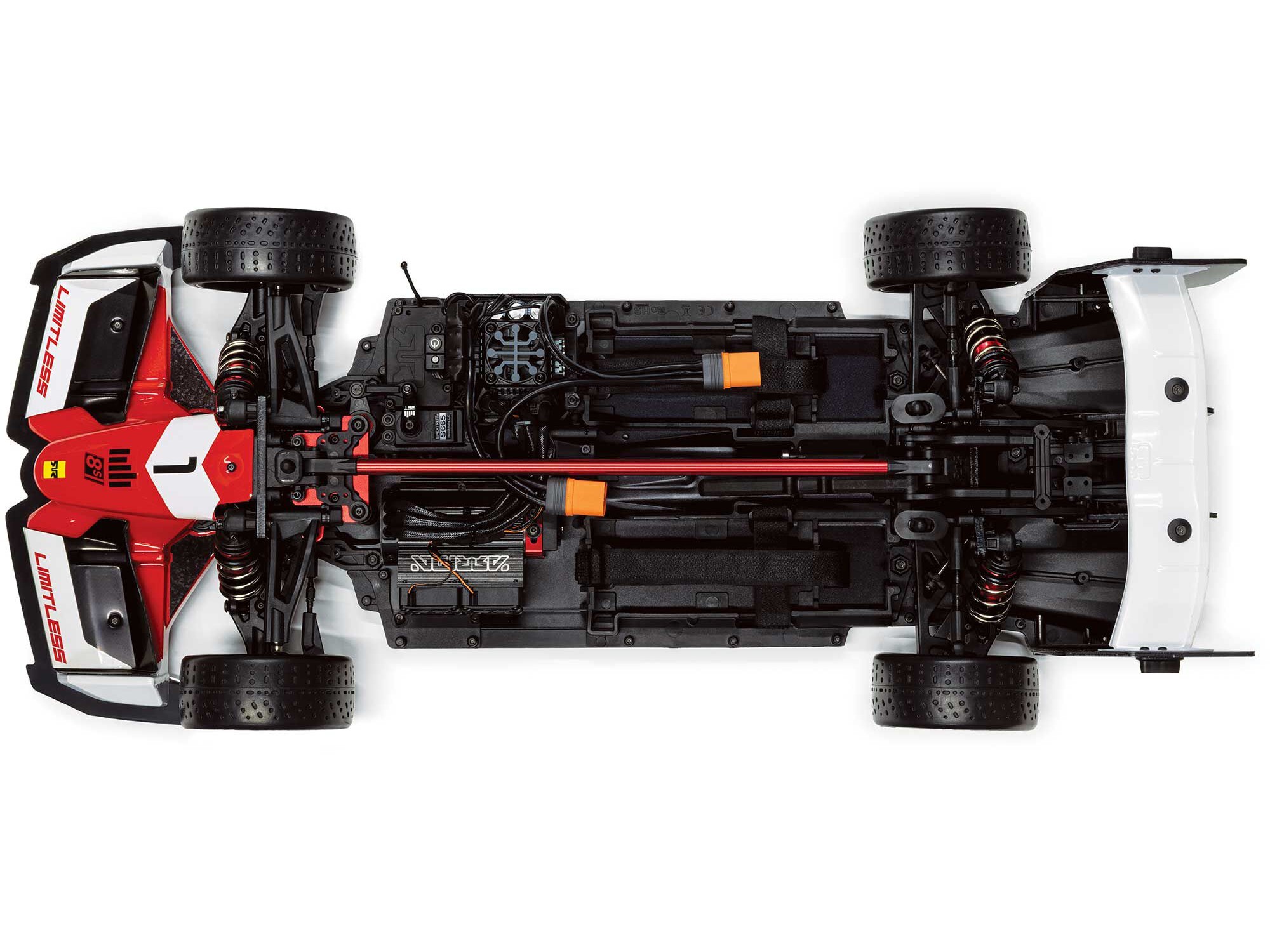 1/7 LIMITLESS 120 8S AVC 4X4 RTR Street Speed, Red/Black-6