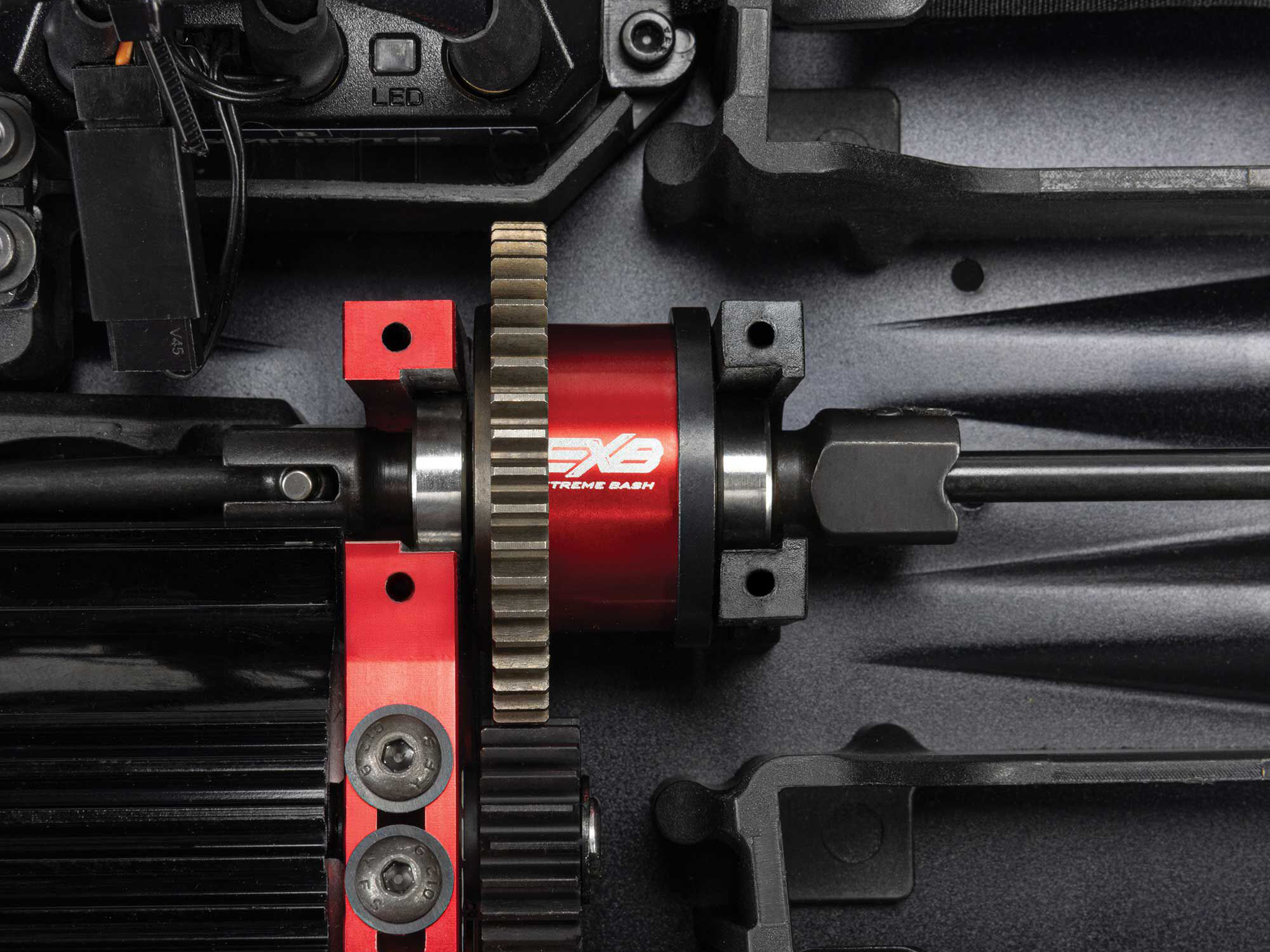 1/7 LIMITLESS 120 8S AVC 4X4 RTR Street Speed, Red/Black-10