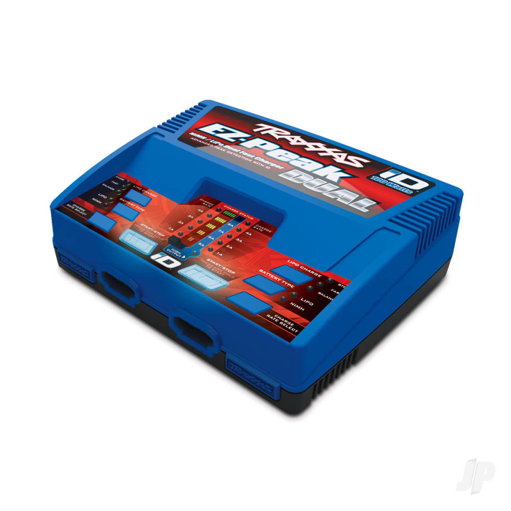 Traxxas iD Completer Pack with 1x EZ-Peak Dual Charger & 2x LiPo 2S 7600mAh Battery-3