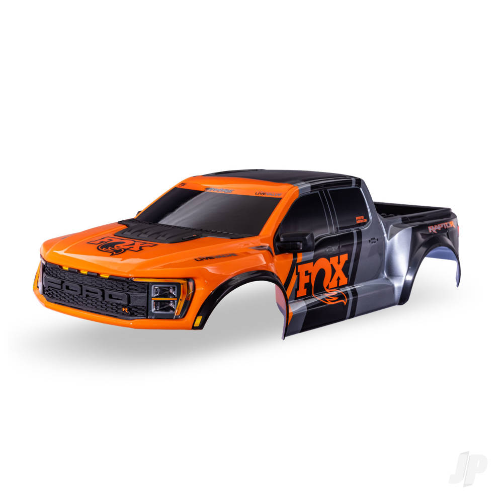 Traxxas Body, Ford Raptor R, complete (Fox Edition) (includes grille, tailgate trim, side mirrors, decals, & clipless mounting) (requires #10124 & 10125 body mounts)
