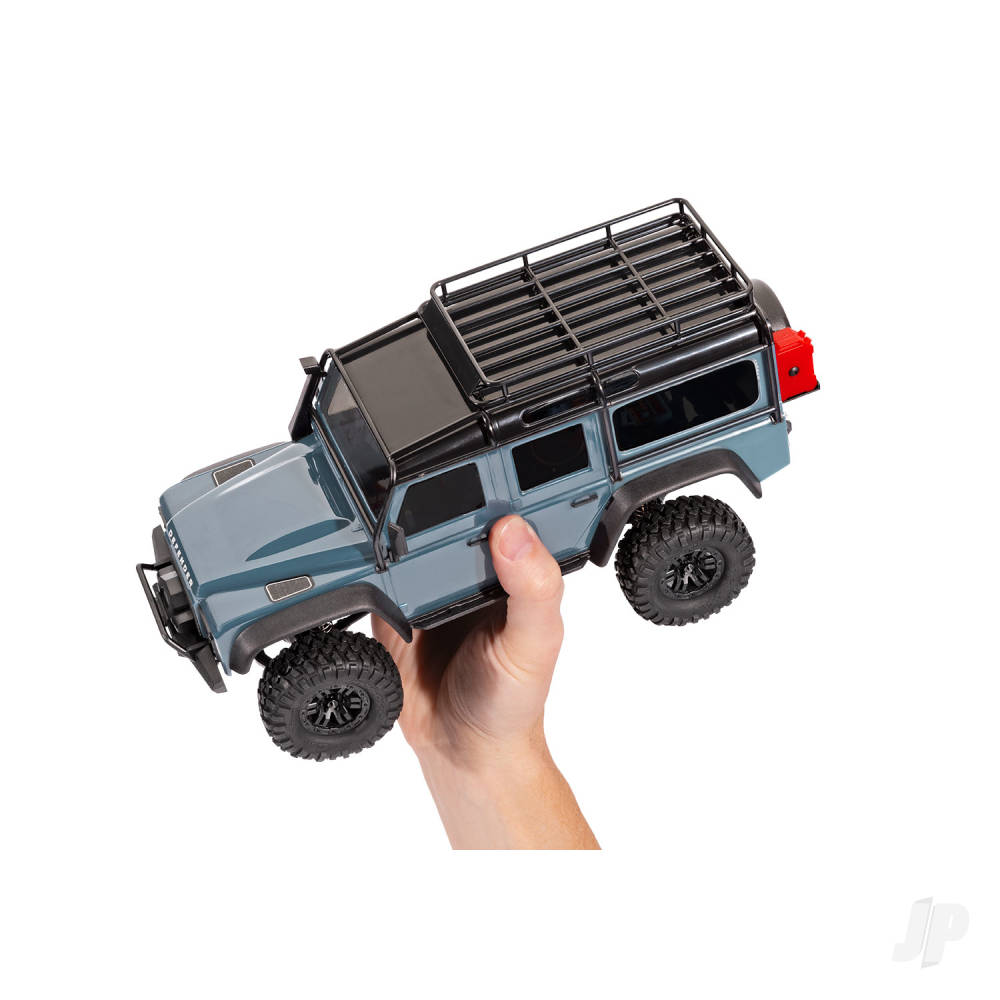 Traxxas TRX-4M Land Rover Defender 1:18 4WD Electric Trail Crawler, Light Blue (+ TQ, ECM-2.5, Titan 87T, 750mAh LiPo, USB Charger, Clipless Body)-7