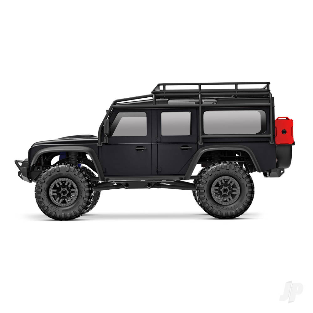 Traxxas TRX-4M Land Rover Defender 1:18 4WD Electric Trail Crawler, Black (+ TQ, ECM-2.5, Titan 87T, 750mAh LiPo, USB Charger, Clipless Body)-4