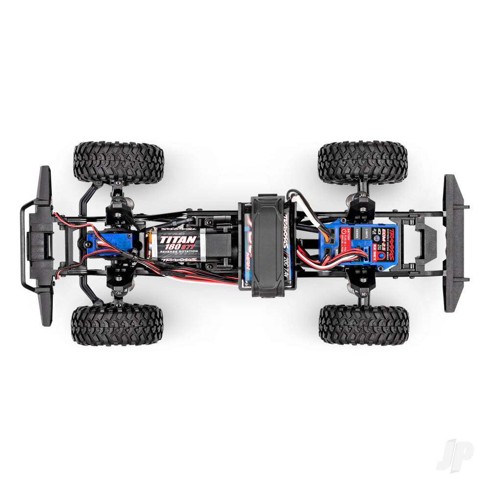 Traxxas TRX-4M Land Rover Defender 1:18 4WD Electric Trail Crawler, Black (+ TQ, ECM-2.5, Titan 87T, 750mAh LiPo, USB Charger, Clipless Body)-11