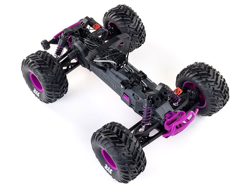 Arrma 1/10 QUAKE 223S DSC 2WD RTR Brushless Monster Truck, Purple-5