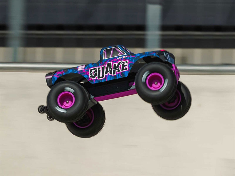 Arrma 1/10 QUAKE 223S DSC 2WD RTR Brushless Monster Truck, Purple-6