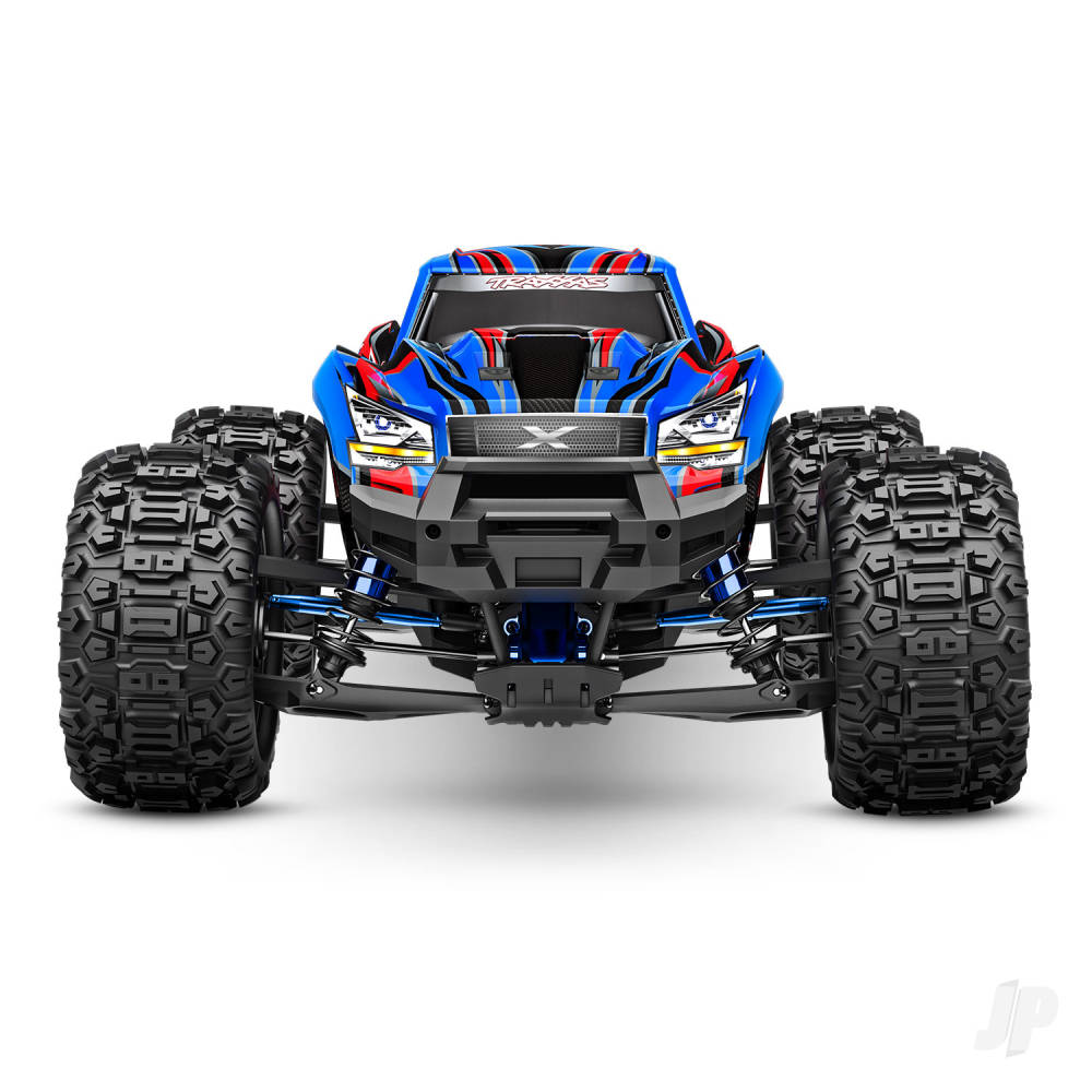 Traxxas X-Maxx Ultimate 1:6 8S 4WD Electric Monster Truck, BlueX (+ TQi 2-ch Link, VXL-8s, Velineon 1200XL, TSM)-3