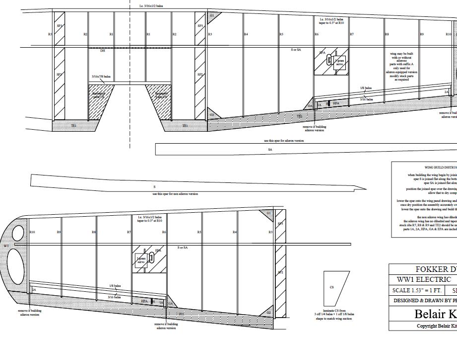 Fokker DVIII - electric scale kit-3