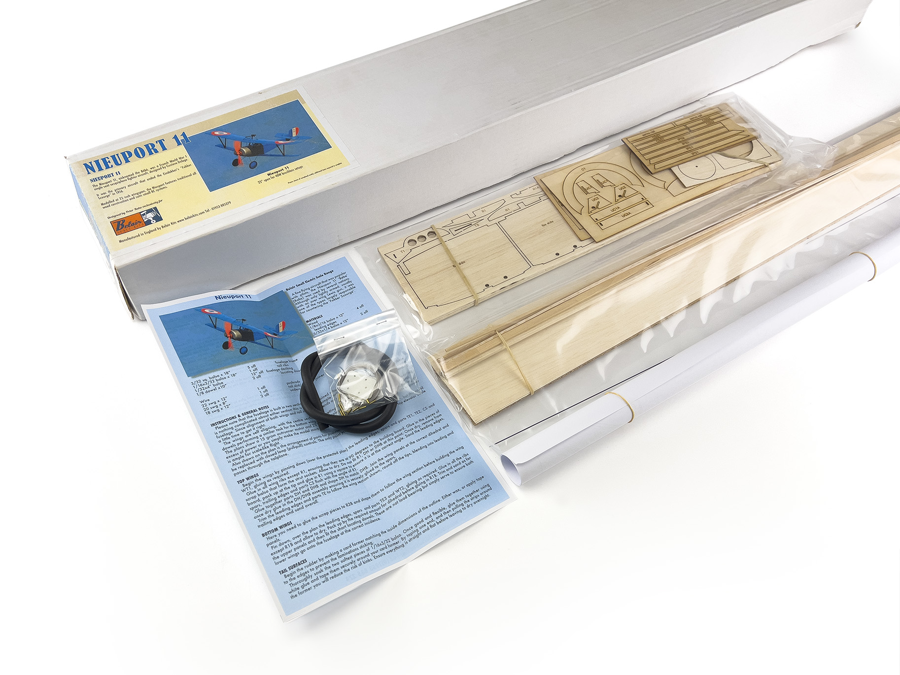 Nieuport 11 "Bebe' 25" electric scale kit-6