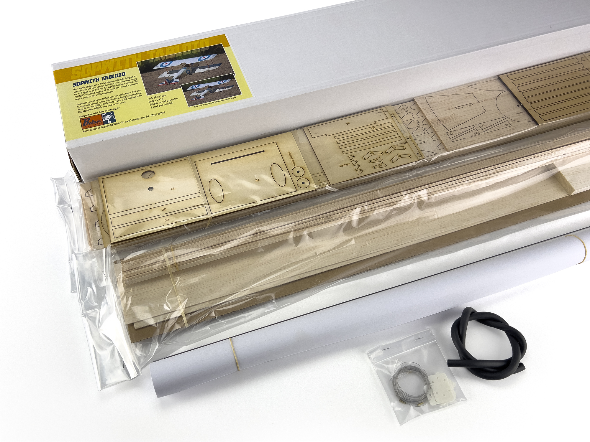 Sopwith Tabloid - 38" electric scale kit-6