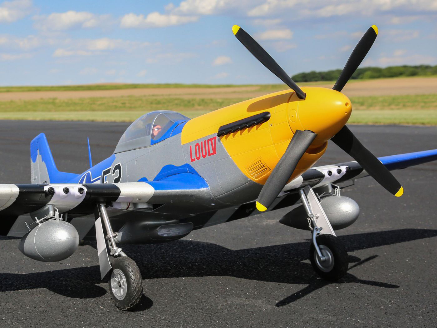 P-51D Mustang 1.5m BNF Basic-15