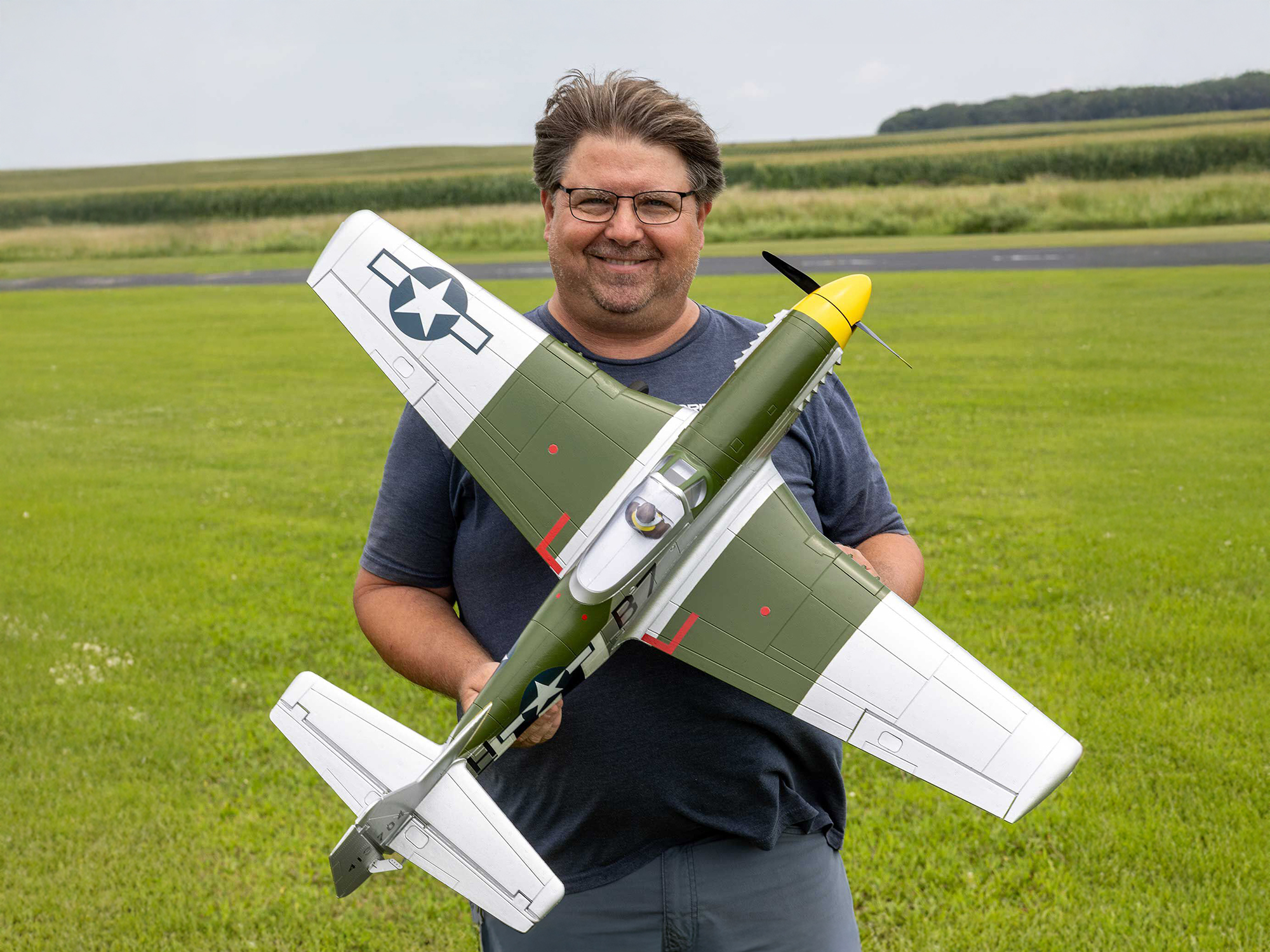 P-51D Mustang 1.0m BNF Basic with AS3X+ and SAFE Select-25