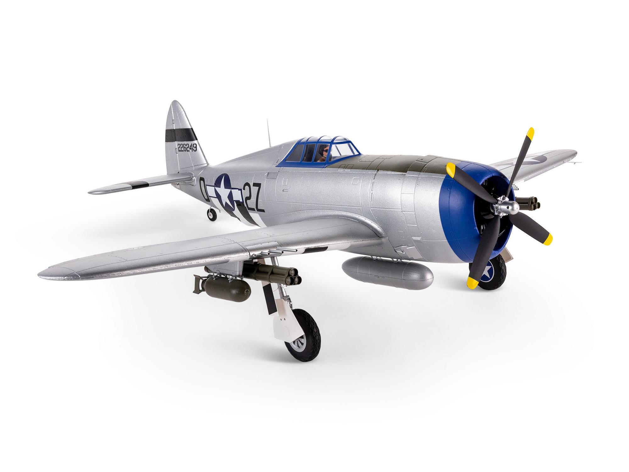 P-47 Razorback 1.2m BNF Basic with AS3X & SAFE Select-3