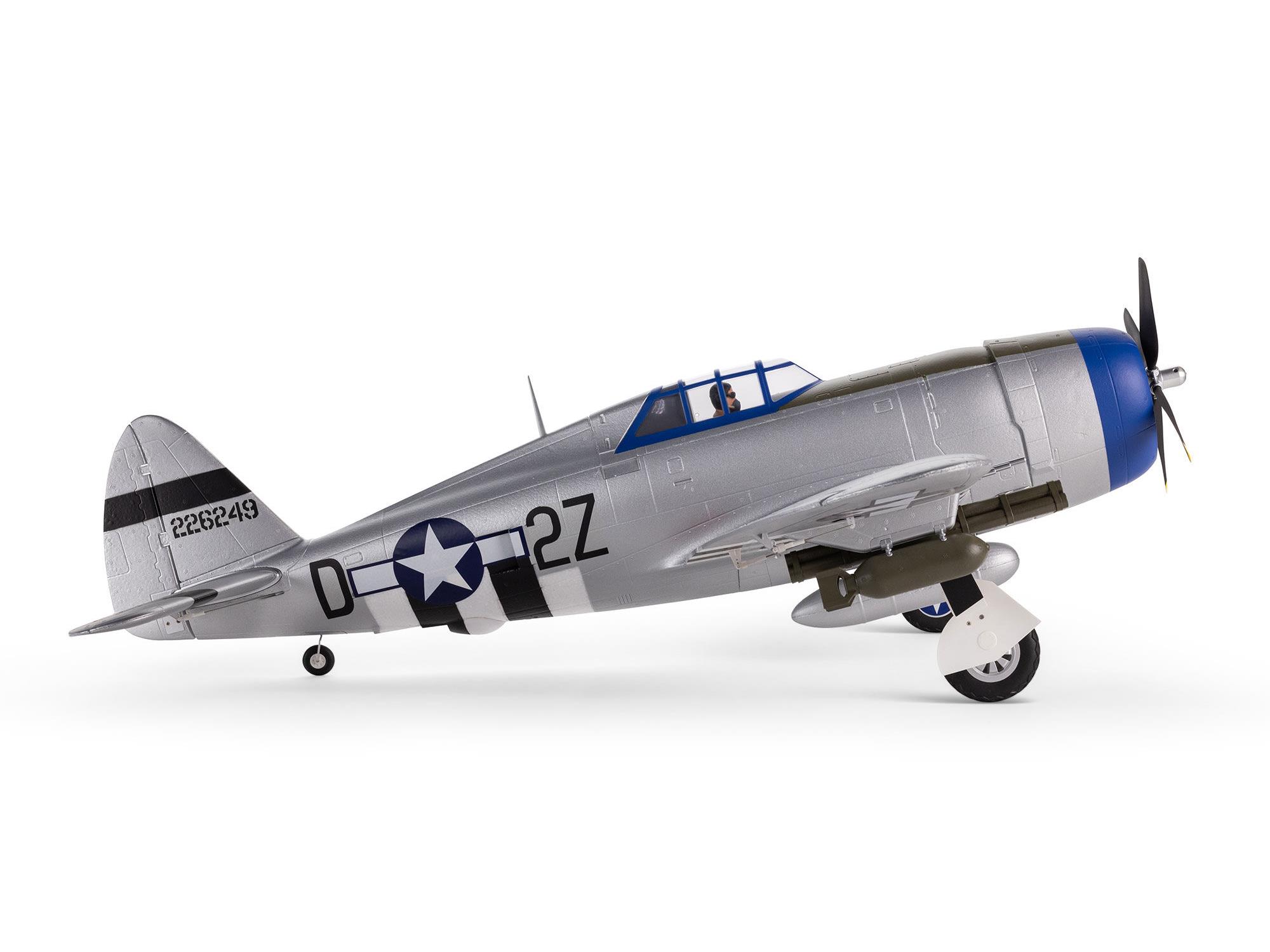 P-47 Razorback 1.2m BNF Basic with AS3X & SAFE Select-7