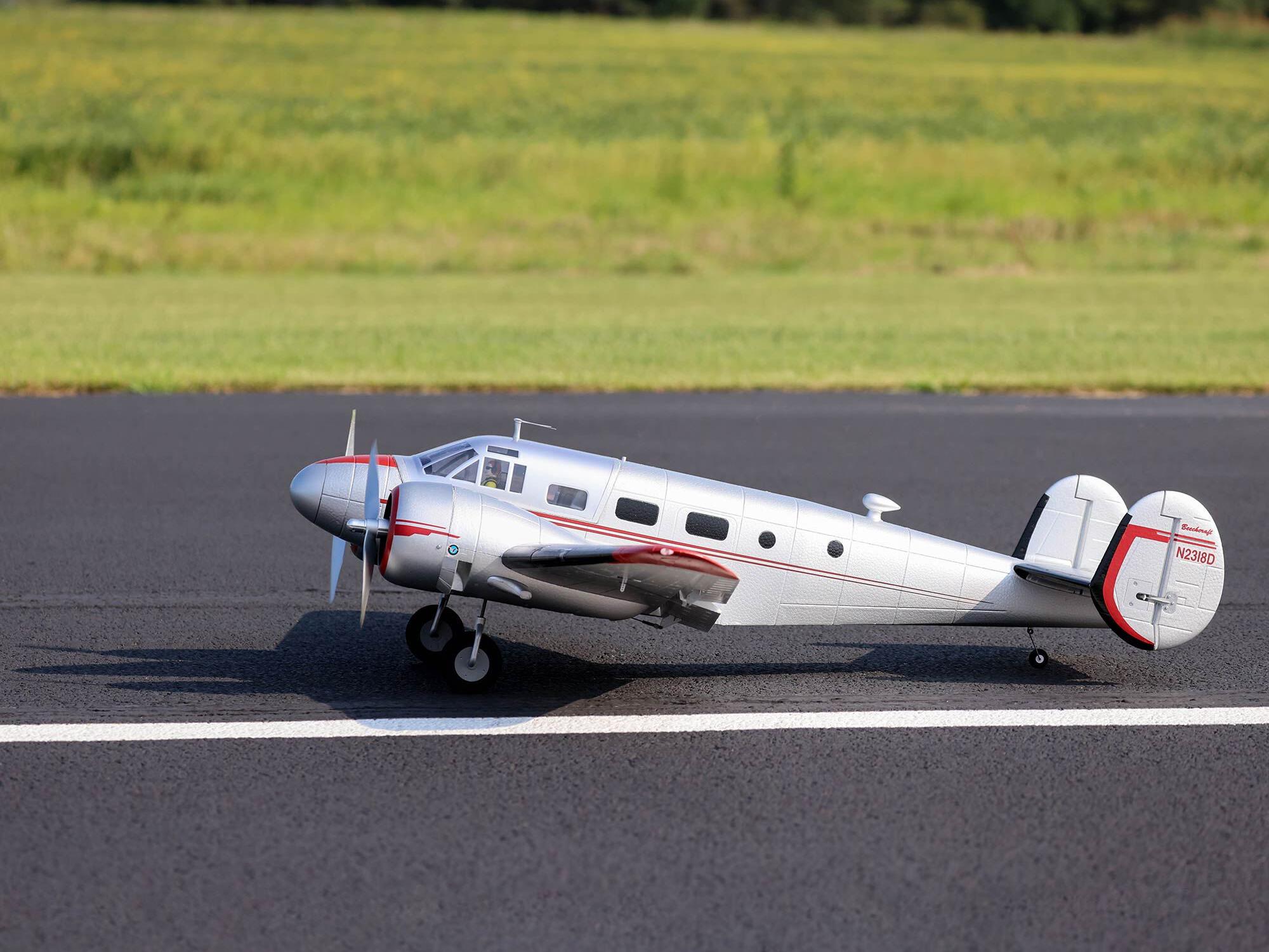 Beechcraft D18 1.5m BNF Basic-11