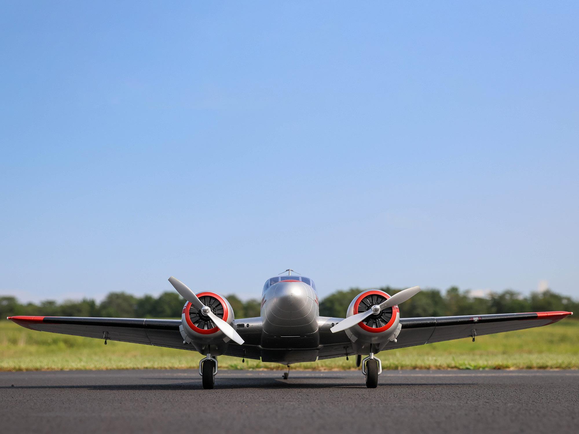 Beechcraft D18 1.5m BNF Basic-12