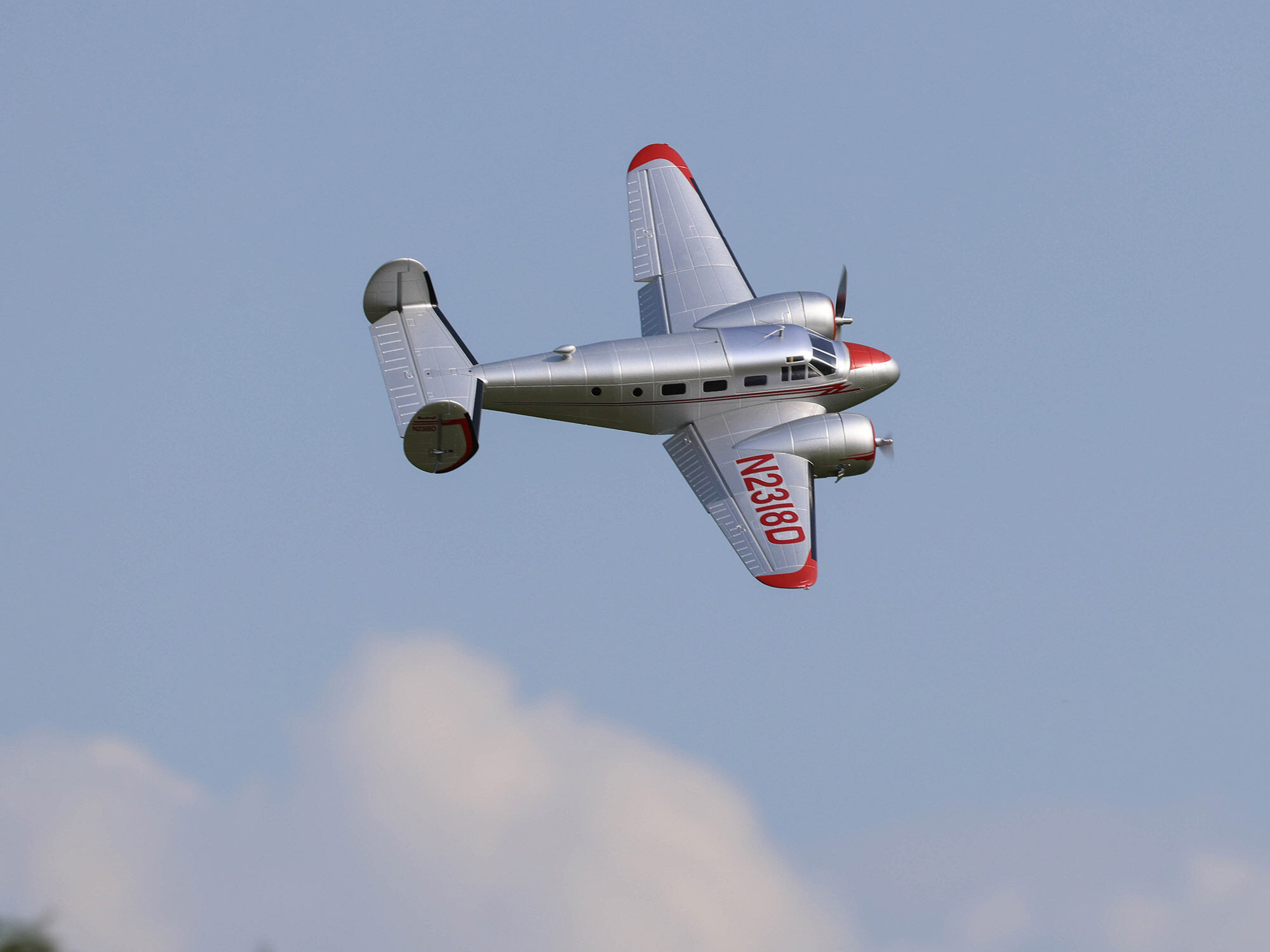 Beechcraft D18 1.5m BNF Basic-17