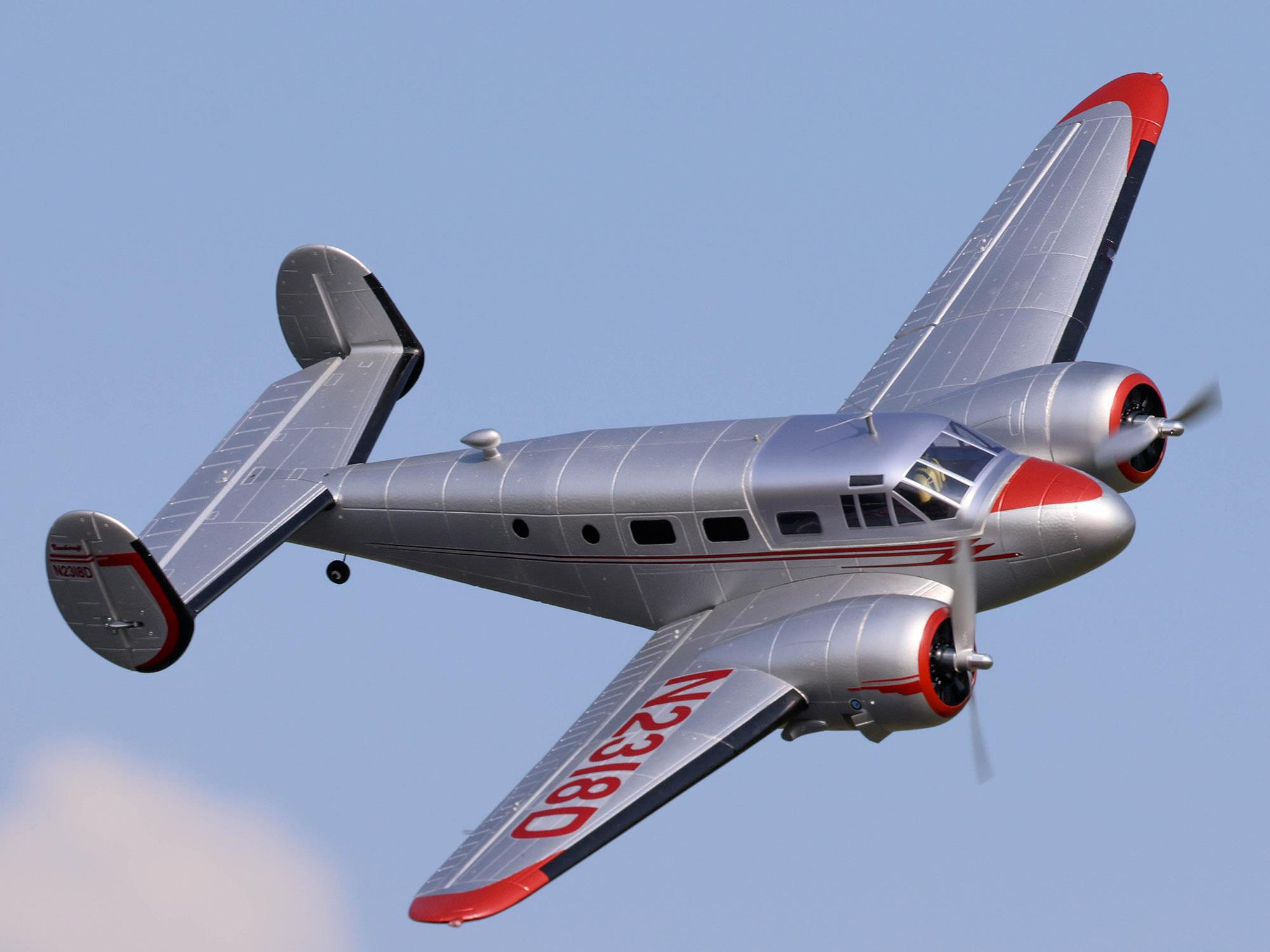 Beechcraft D18 1.5m BNF Basic-19