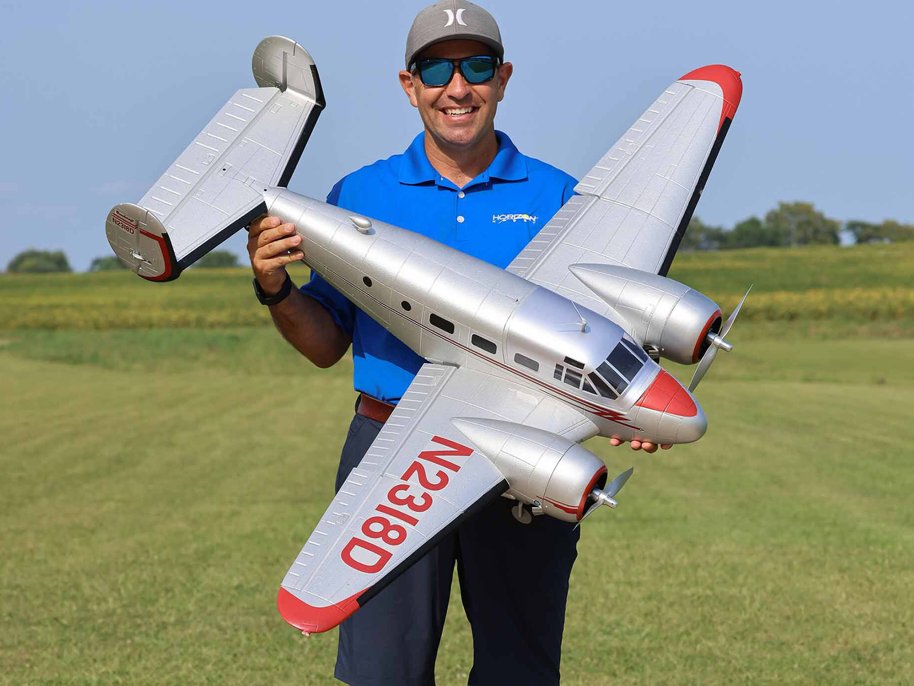 Beechcraft D18 1.5m BNF Basic-20