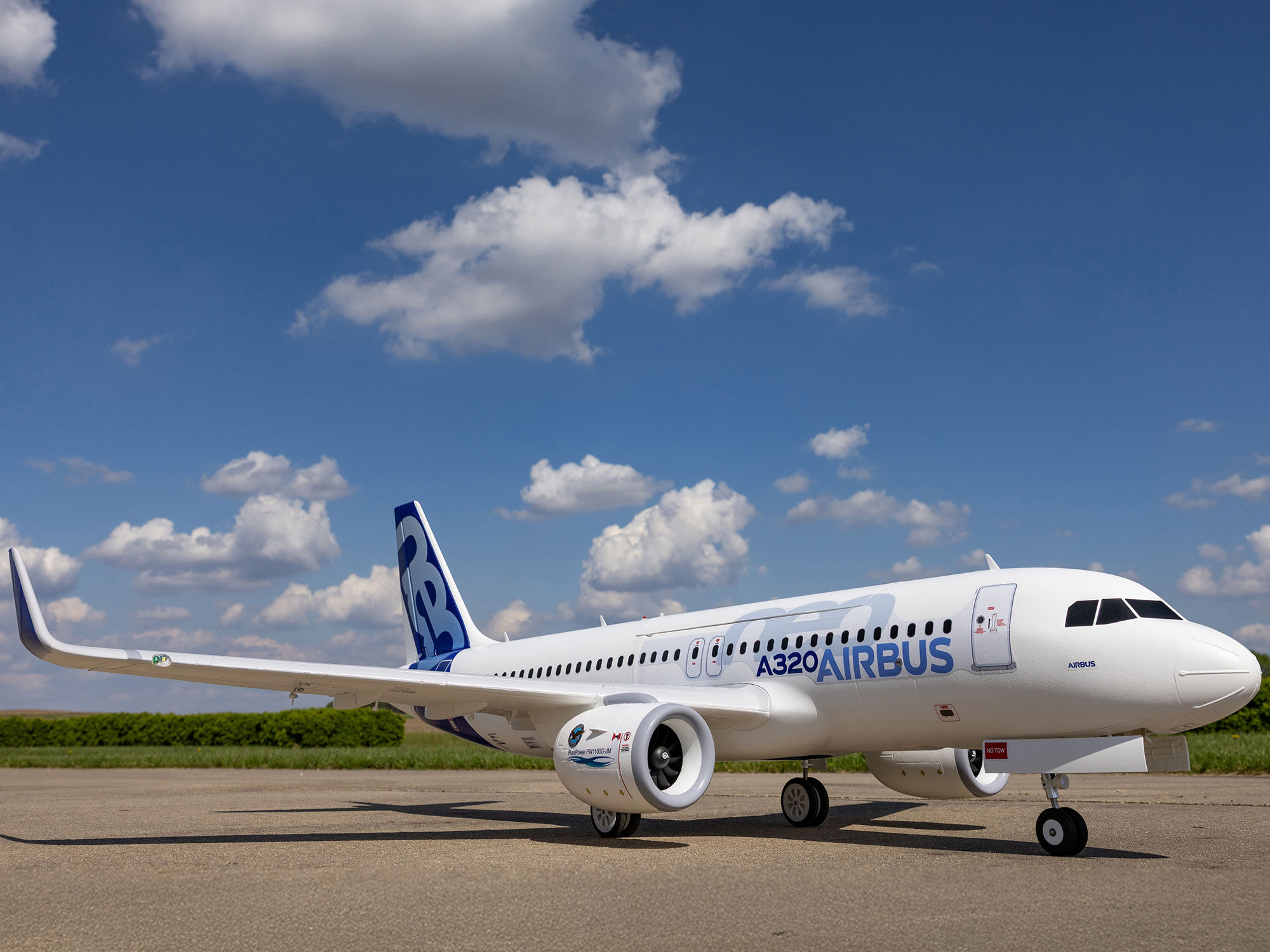 Airbus A320neo Twin 64mm EDF BNF Basic w/AS3X+ SAFE-17