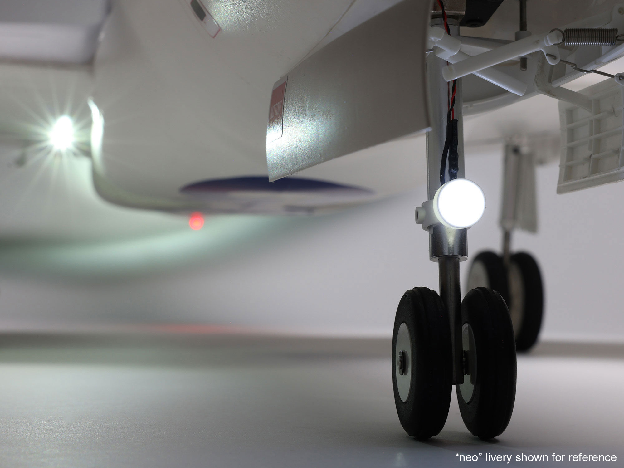 Airbus A320neo Twin 64mm EDF BNF Basic w/AS3X+ SAFE White-11