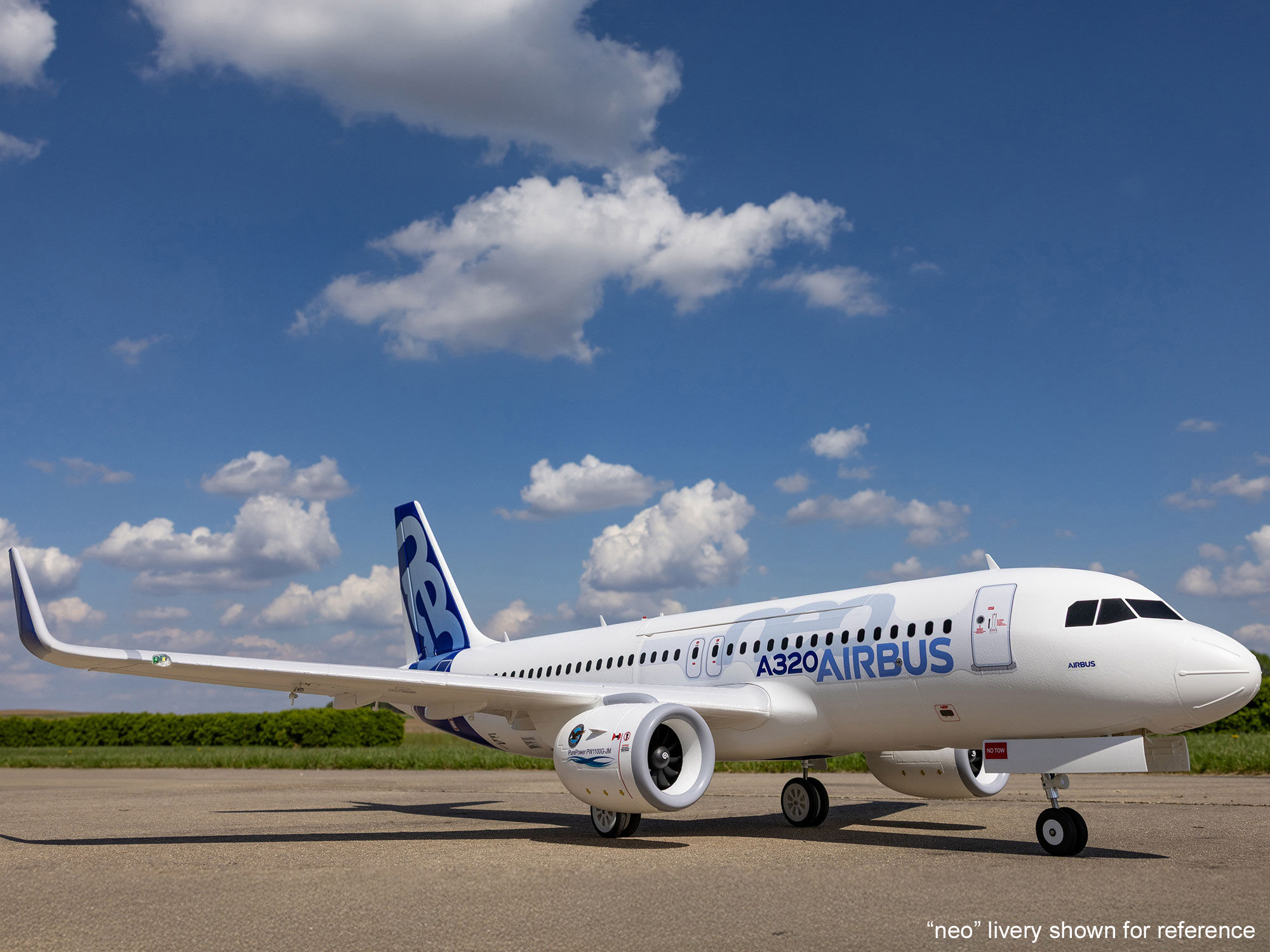 Airbus A320neo Twin 64mm EDF BNF Basic w/AS3X+ SAFE White-17