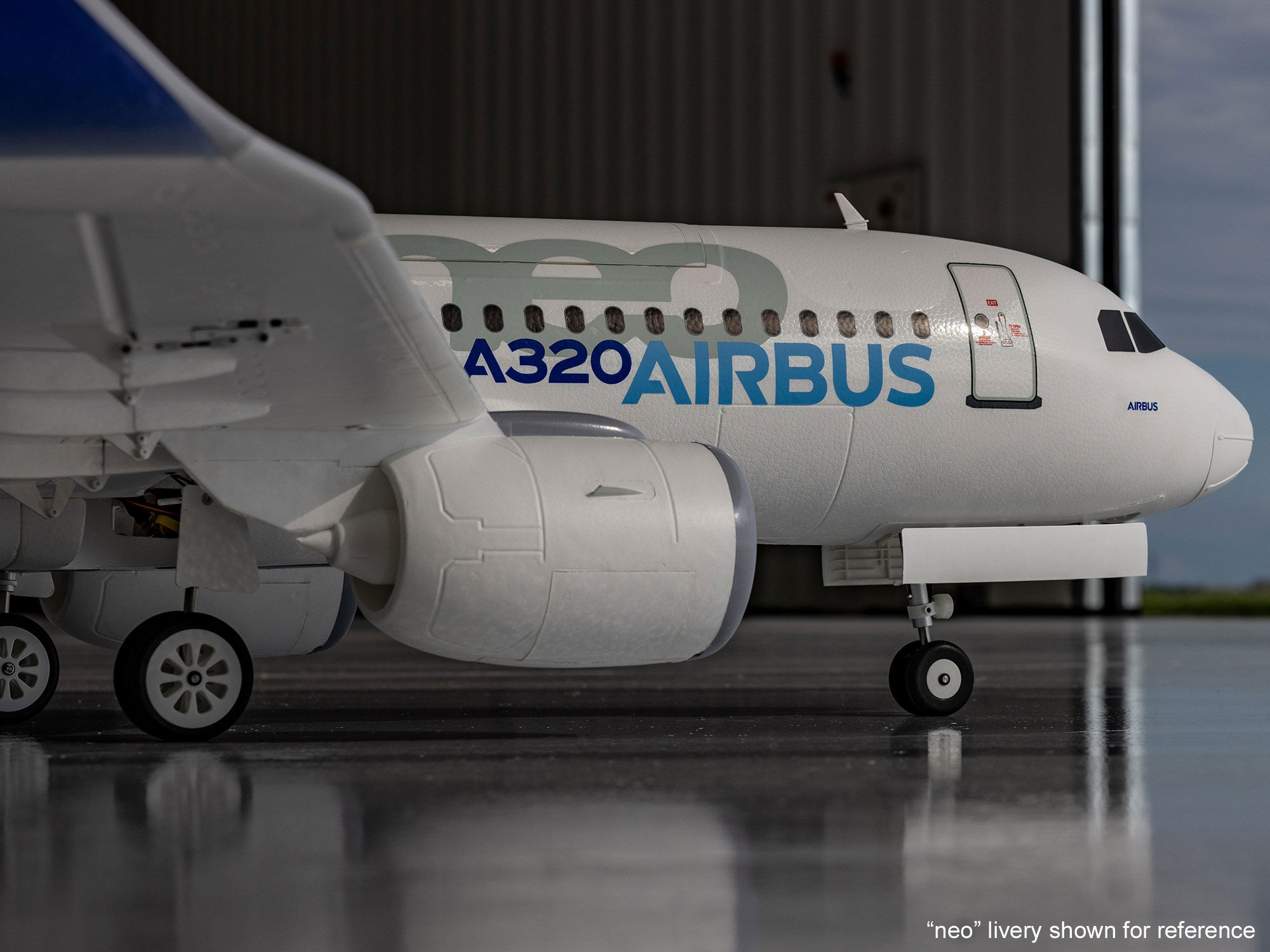 Airbus A320neo Twin 64mm EDF BNF Basic w/AS3X+ SAFE White-21