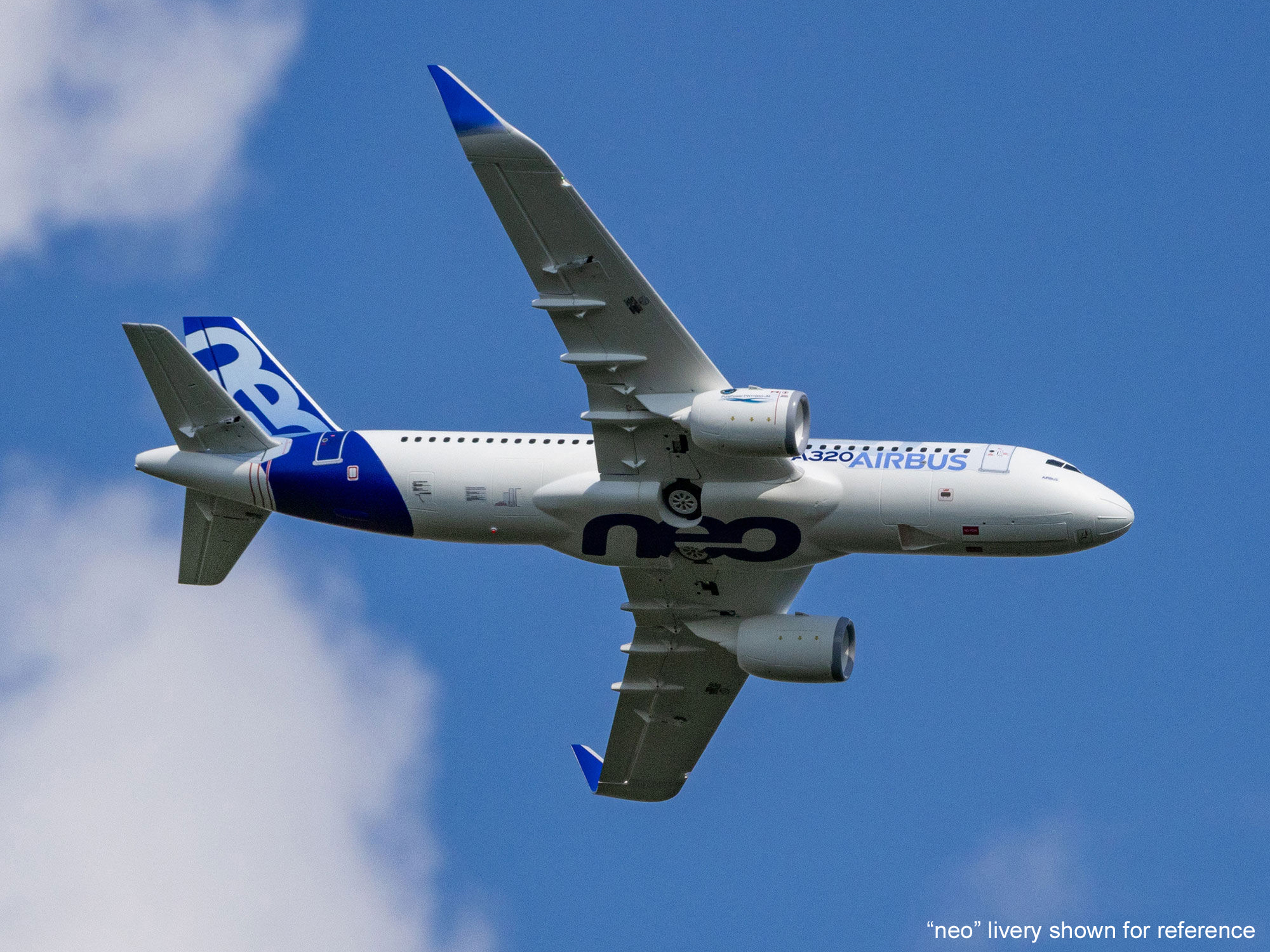 Airbus A320neo Twin 64mm EDF BNF Basic w/AS3X+ SAFE White-24