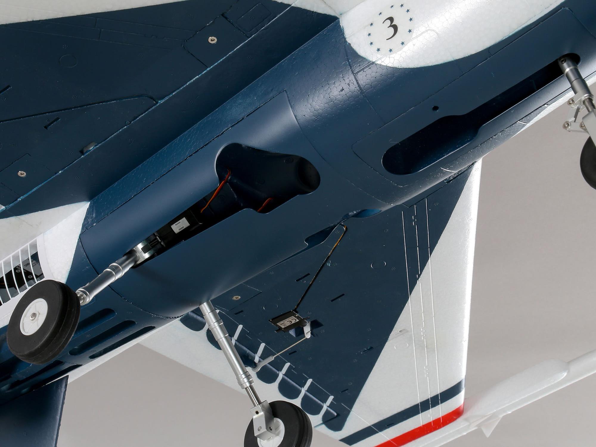 F-16 Thunderbirds 70mm EDF Jet BNF Basic with AS3X and SAFE-9