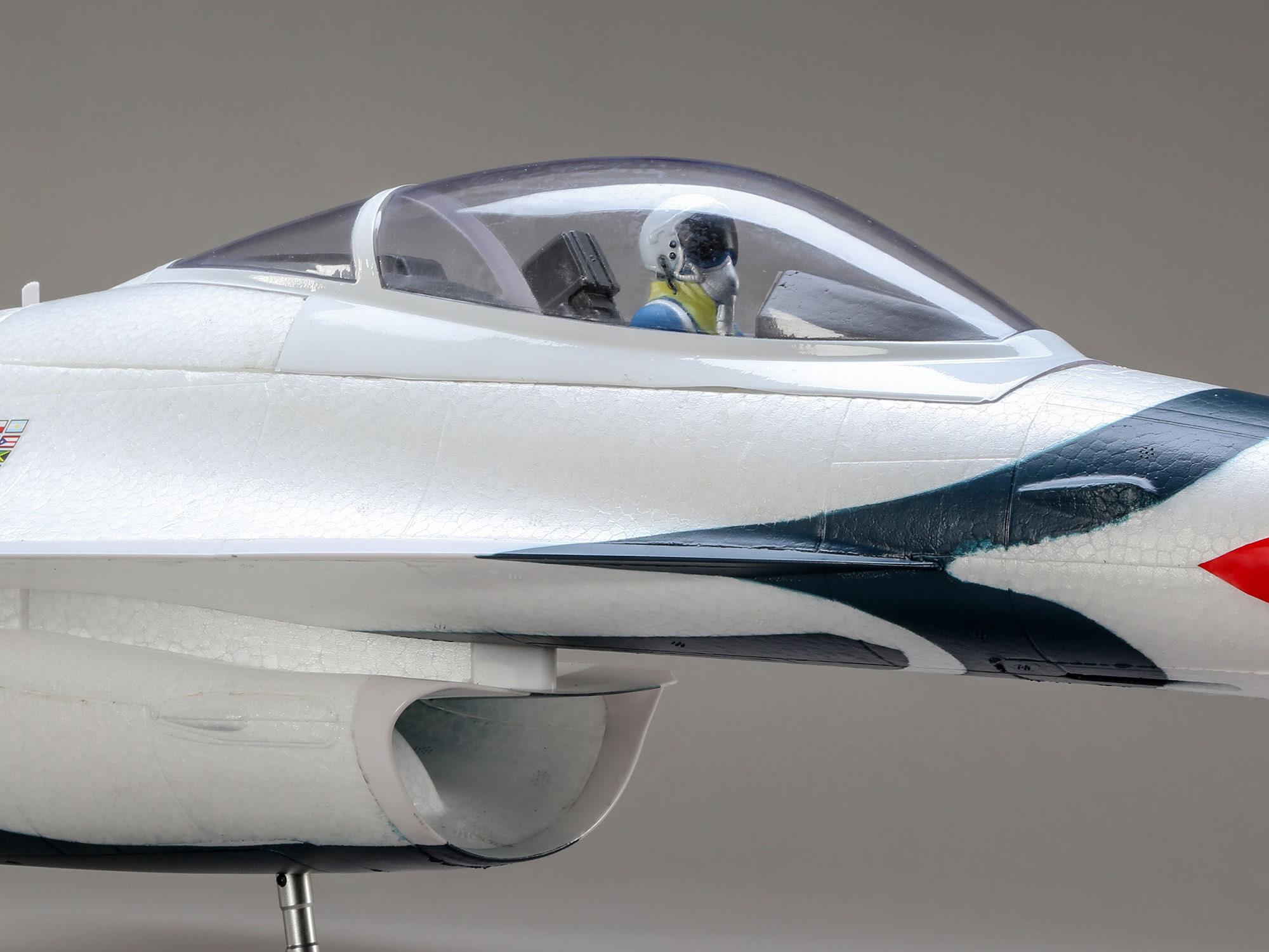 F-16 Thunderbirds 70mm EDF Jet BNF Basic with AS3X and SAFE-10