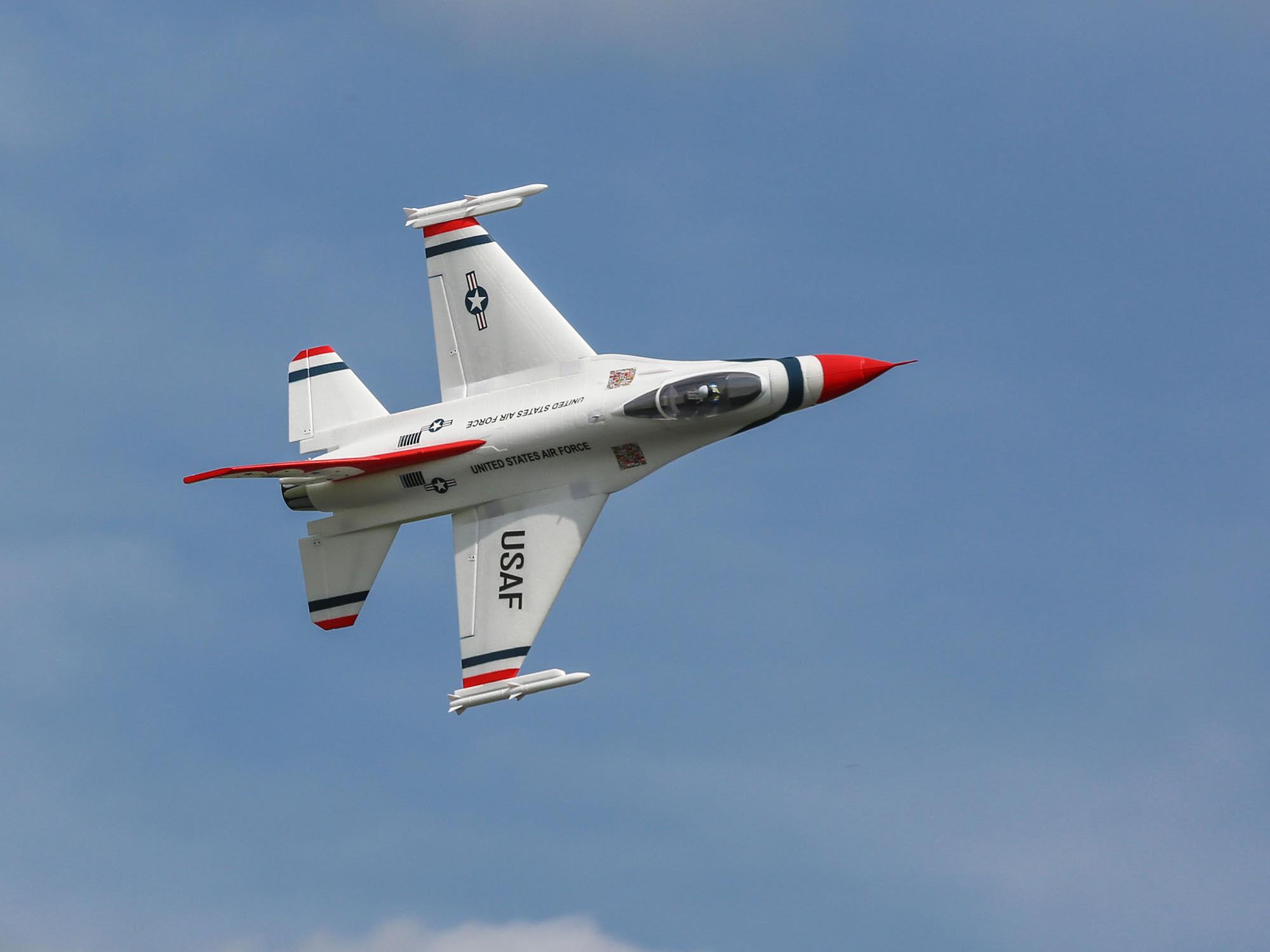 F-16 Thunderbirds 70mm EDF Jet BNF Basic with AS3X and SAFE-21