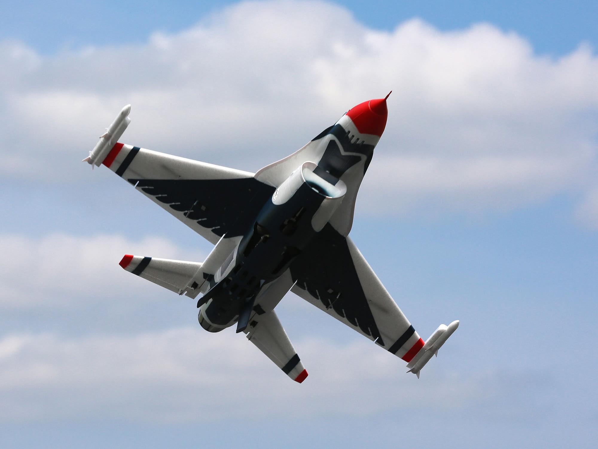 F-16 Thunderbirds 70mm EDF Jet BNF Basic with AS3X and SAFE-22