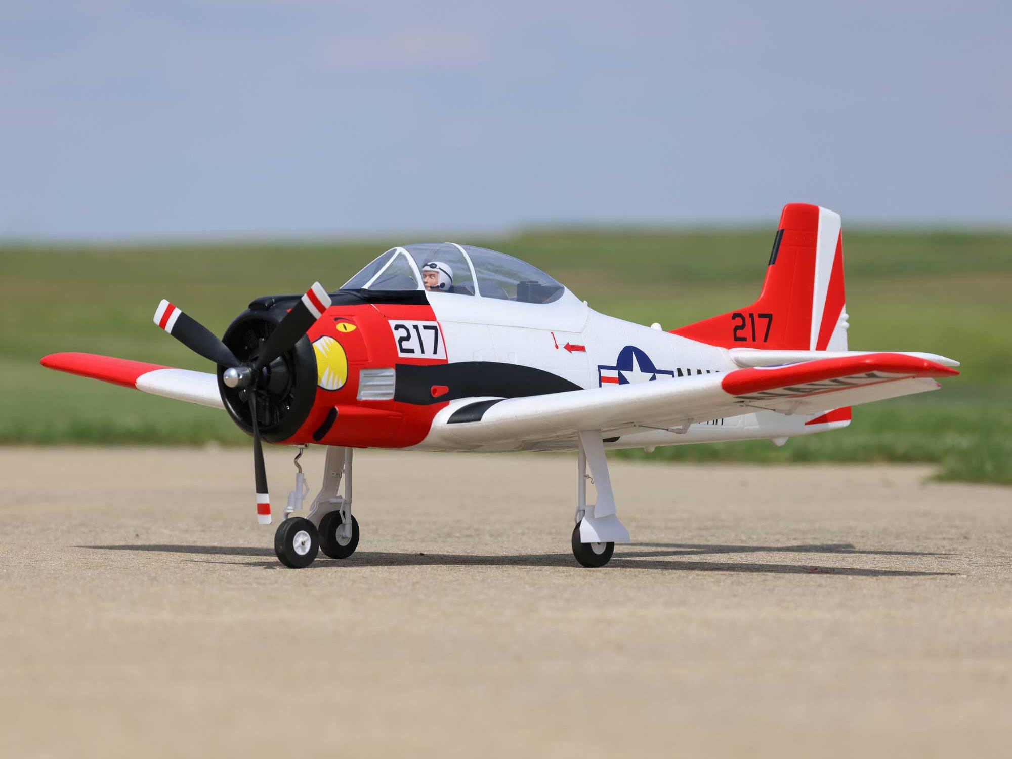 T-28 Trojan 1.2m BNF Basic with Smart-18