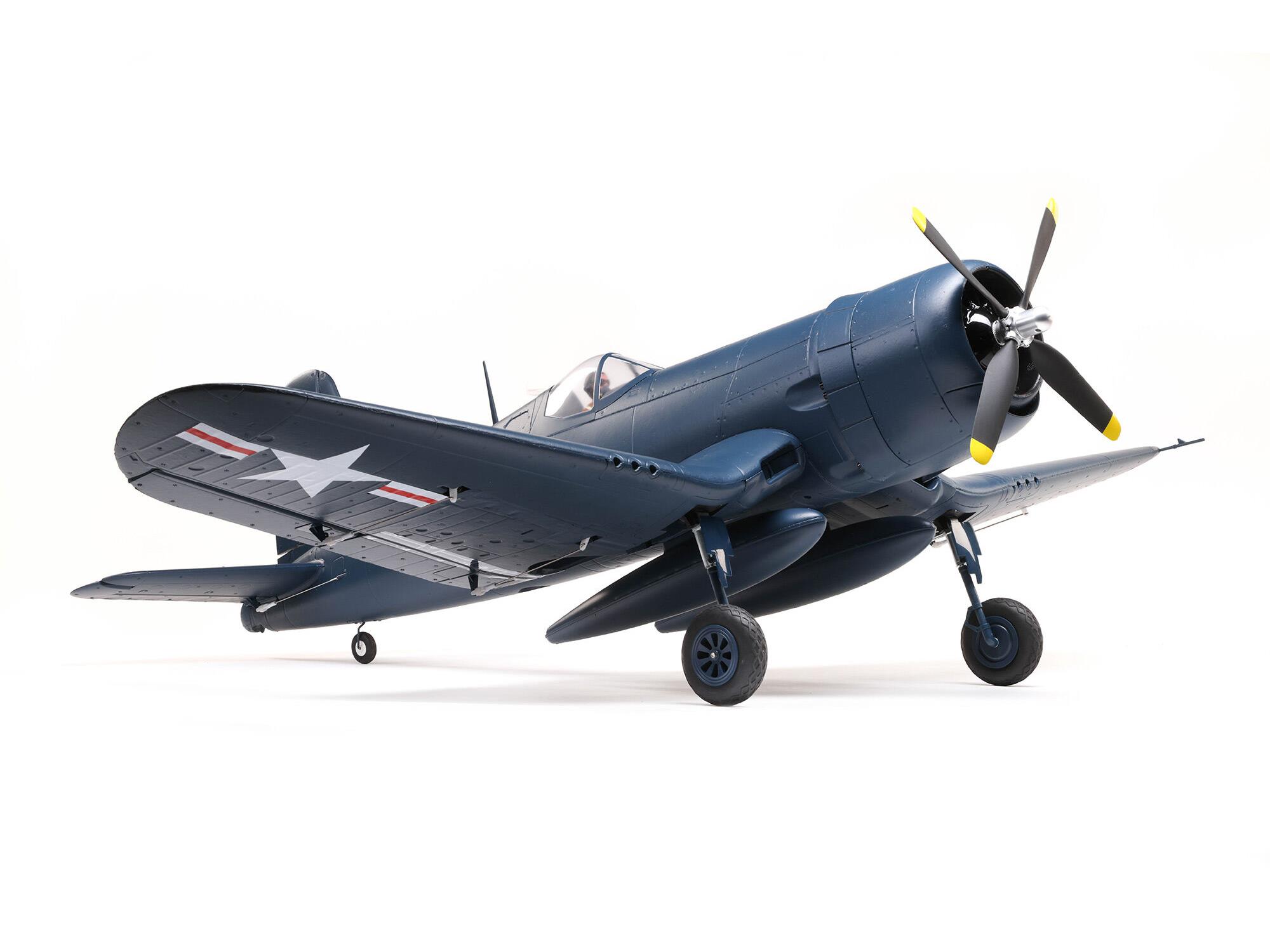 F4U-4 Corsair 1.2m BNF Basic with AS3X and SAFE Select-10