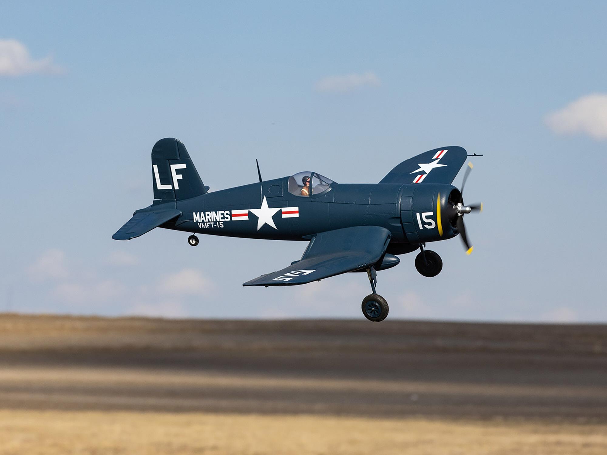 F4U-4 Corsair 1.2m BNF Basic with AS3X and SAFE Select-13