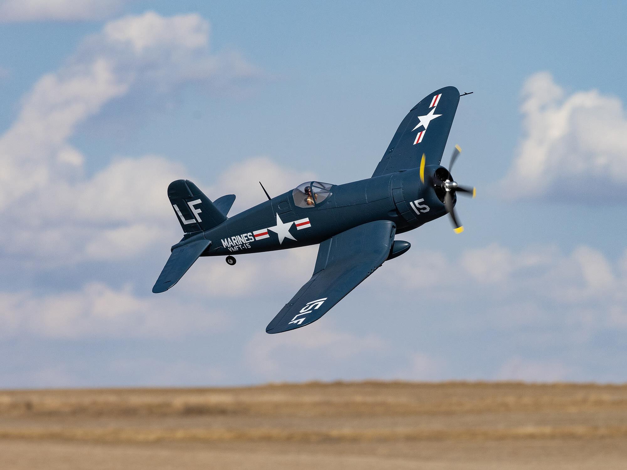 F4U-4 Corsair 1.2m BNF Basic with AS3X and SAFE Select-17