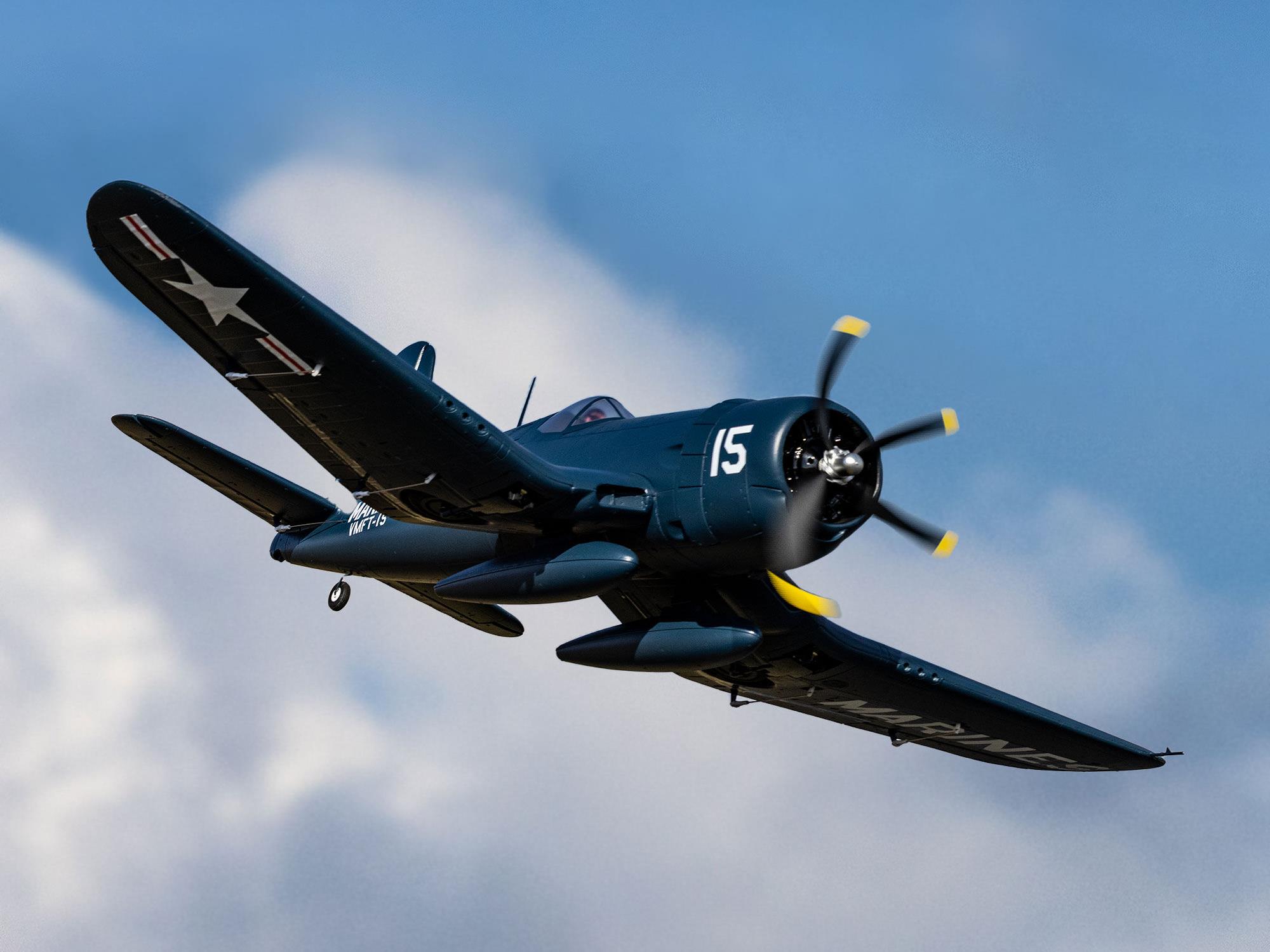 F4U-4 Corsair 1.2m BNF Basic with AS3X and SAFE Select-19