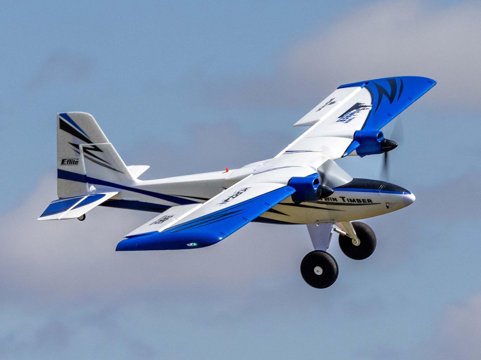 Twin Timber 1.6m BNF Basic with AS3X and SAFE Select-14