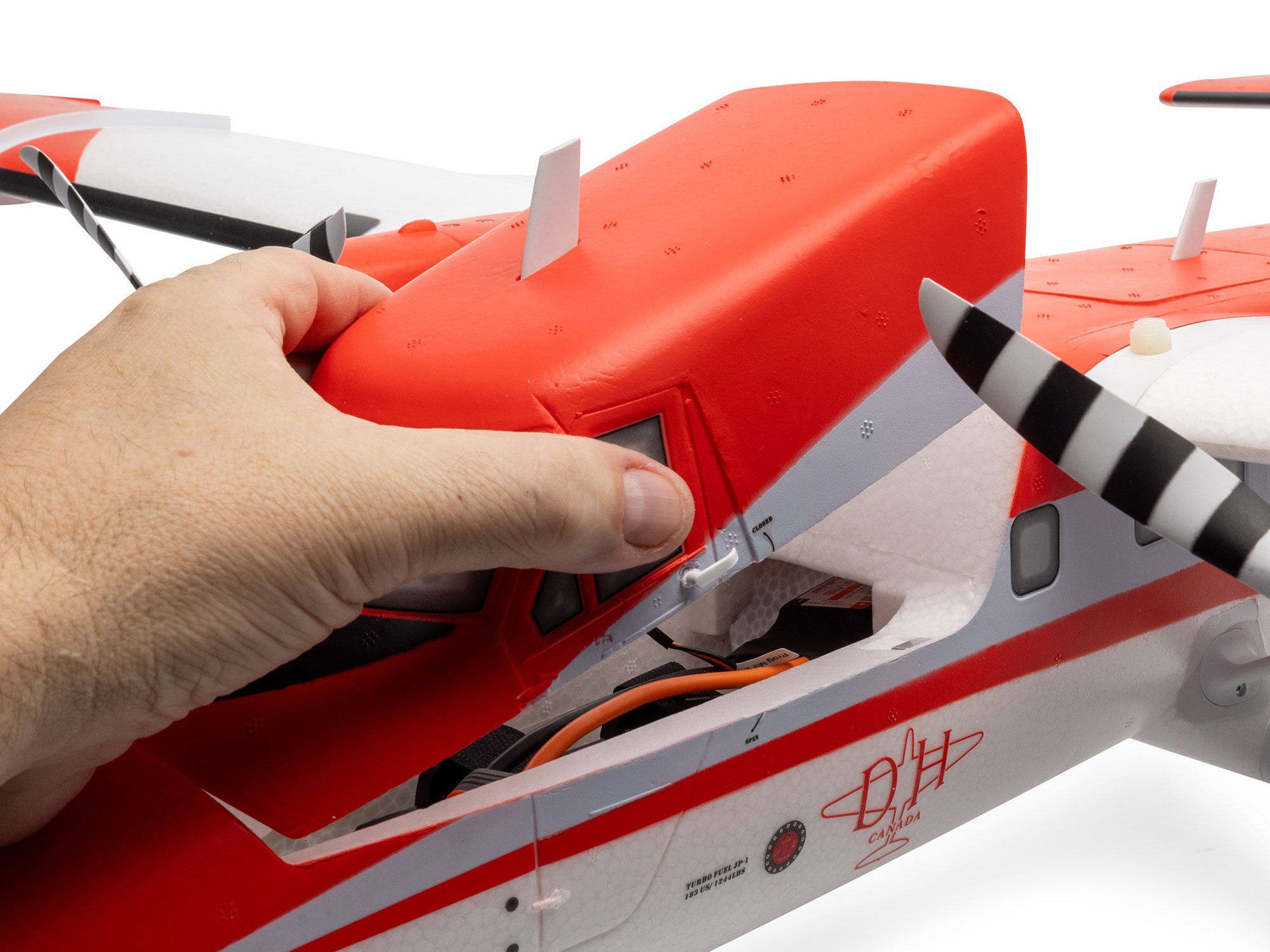 DHC-6 Twin Otter 1.4m BNF Basic with AS3X+ and SAFE Select-16