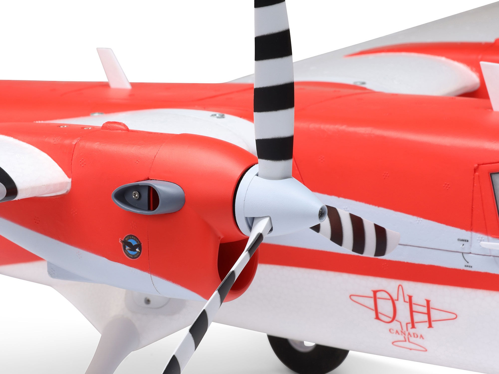 DHC-6 Twin Otter 1.4m BNF Basic Combo with Floats-14