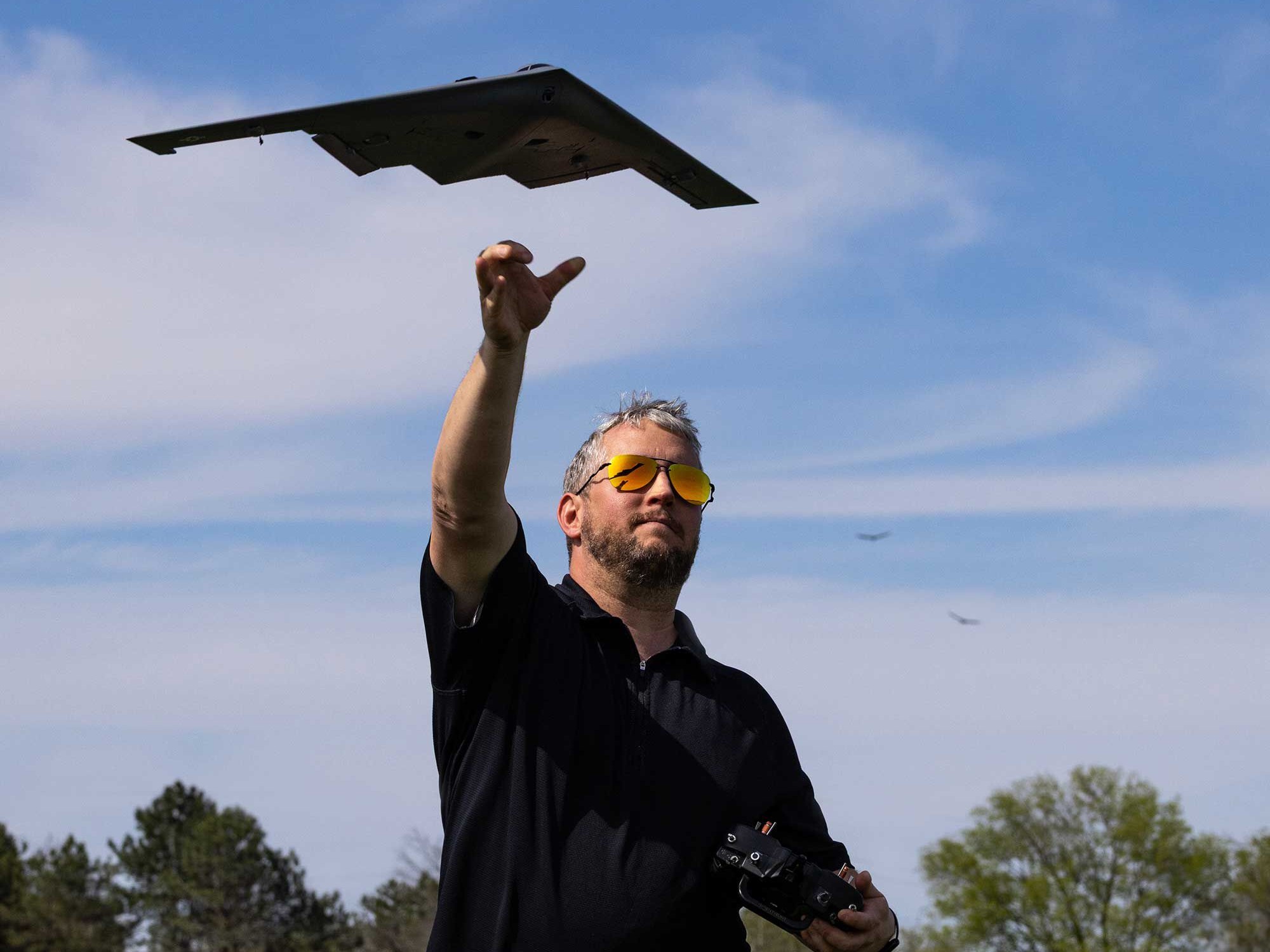 Micro B-2 Spirit of America Twin 30mm EDF BNF Basic-24