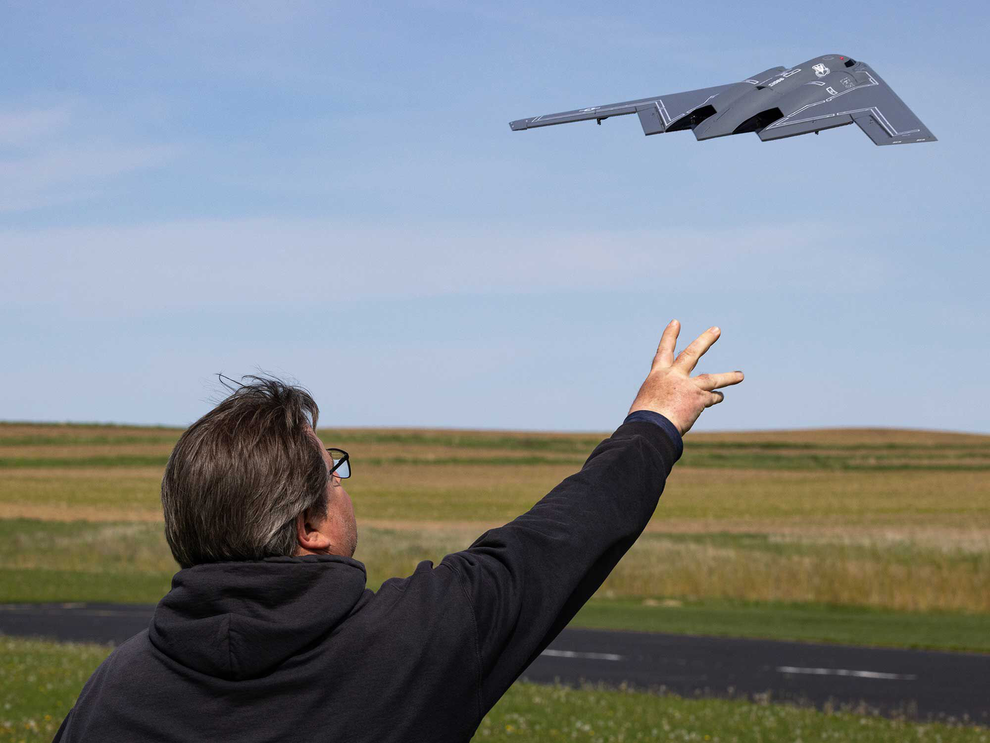 Micro B-2 Spirit of America Twin 30mm EDF BNF Basic-25