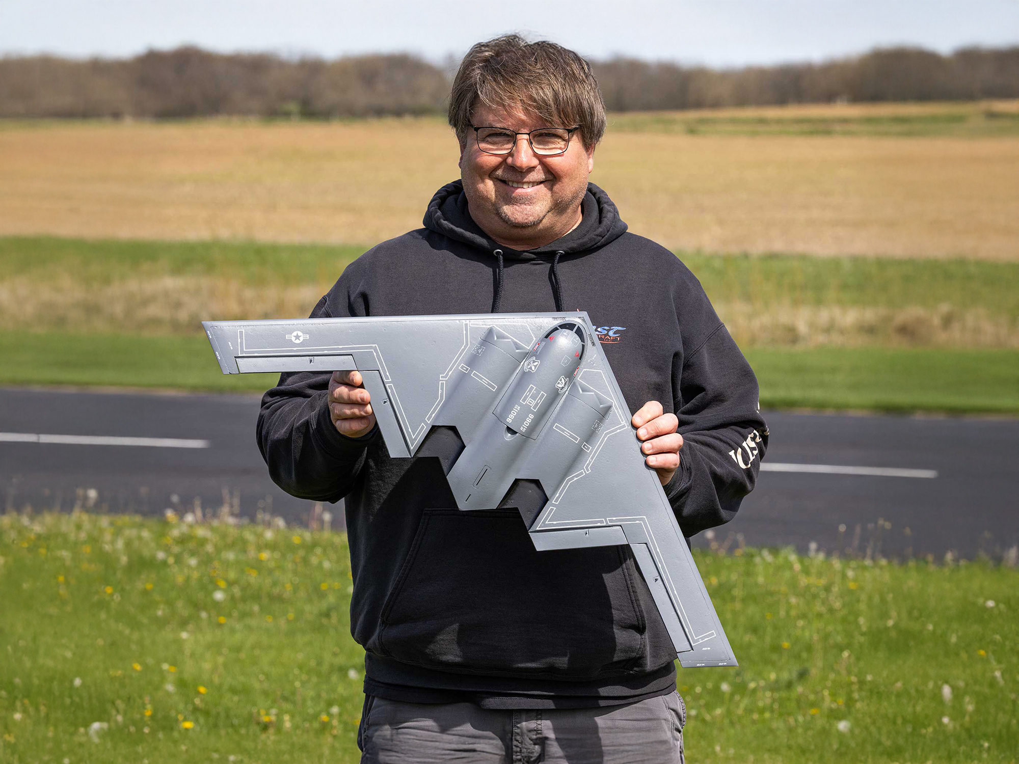 Micro B-2 Spirit of America Twin 30mm EDF BNF Basic-26