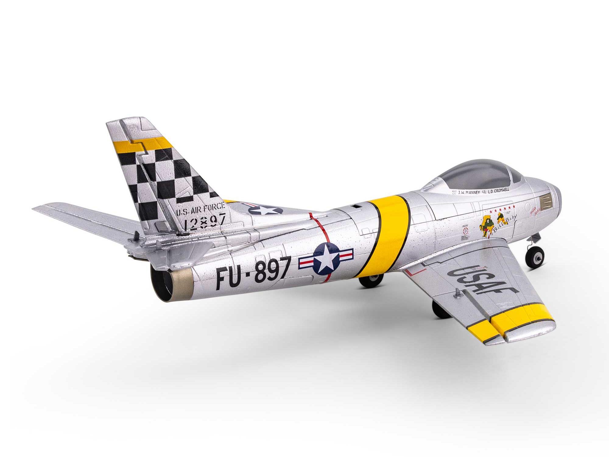 UMX F-86 Sabre 30mm EDF Jet BNF Basic with AS3X and SAFE Sel-12