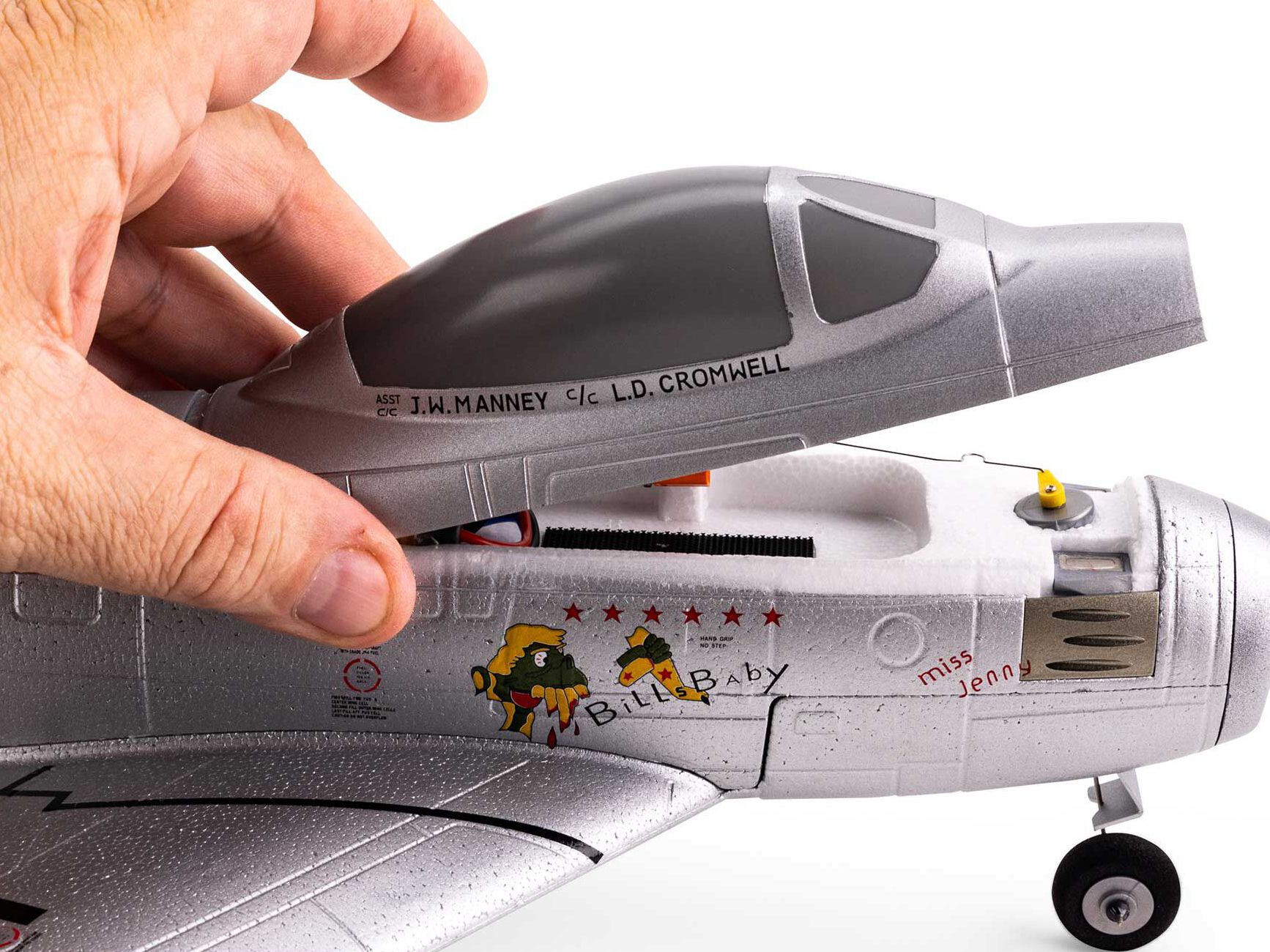 UMX F-86 Sabre 30mm EDF Jet BNF Basic with AS3X and SAFE Sel-18