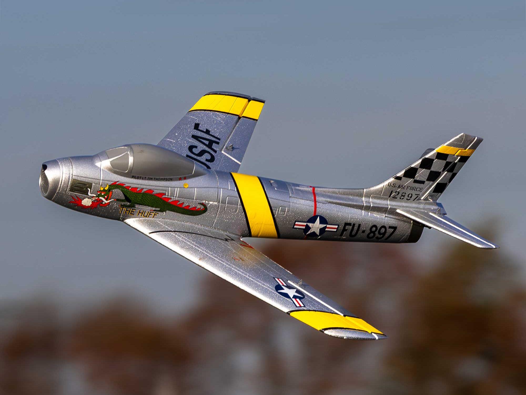 UMX F-86 Sabre 30mm EDF Jet BNF Basic with AS3X and SAFE Sel-26