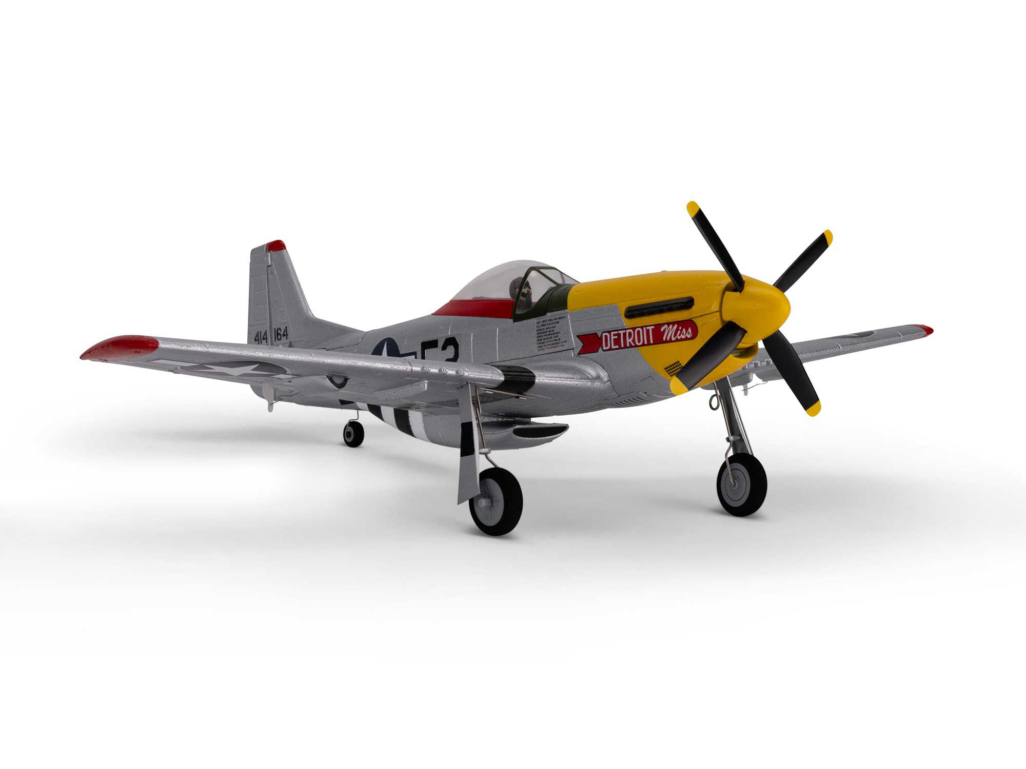 UMX P-51D Mustang "Detroit Miss" BNF Basic with AS3X and SAF-2
