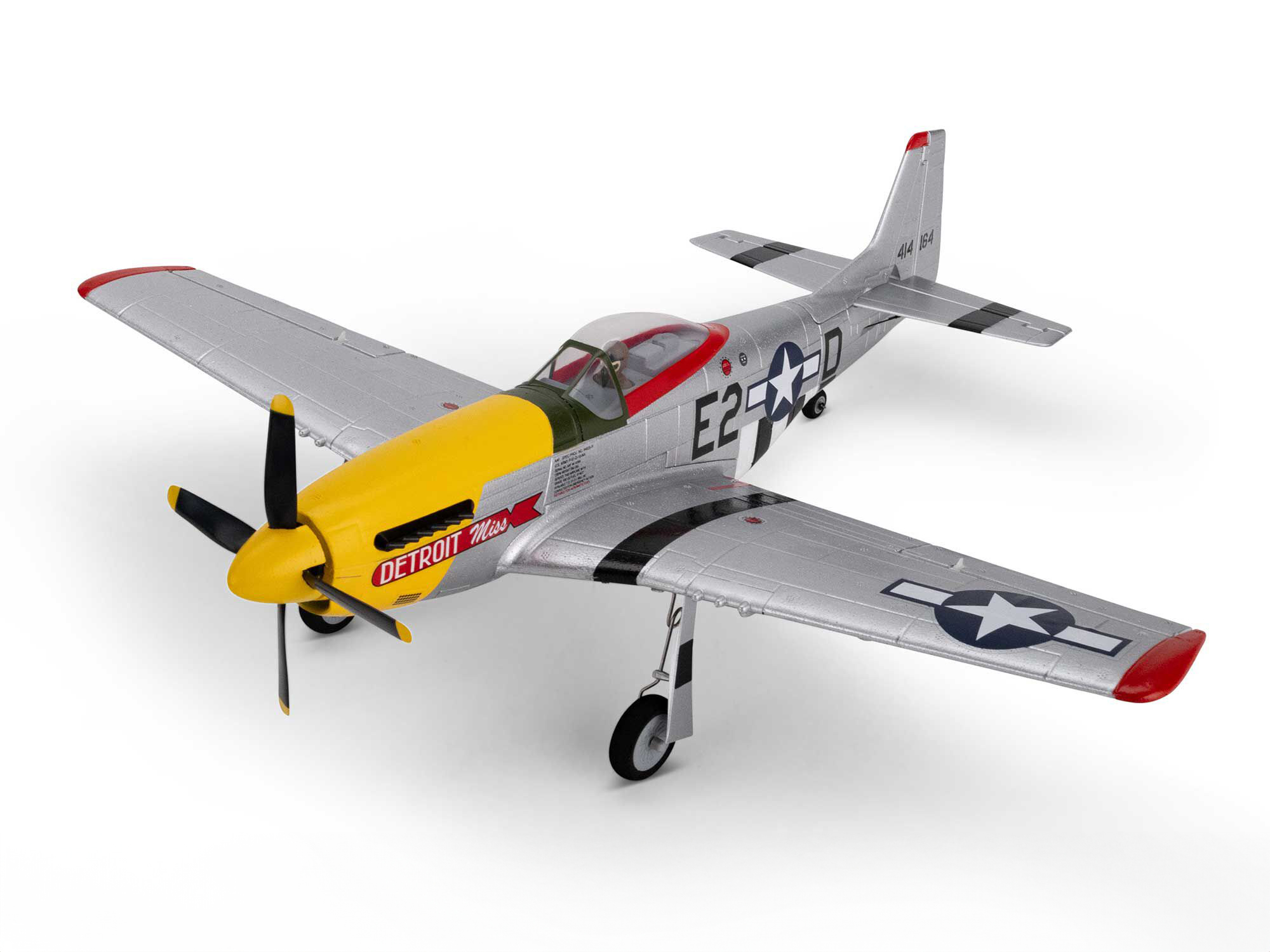 UMX P-51D Mustang "Detroit Miss" BNF Basic with AS3X and SAF-10